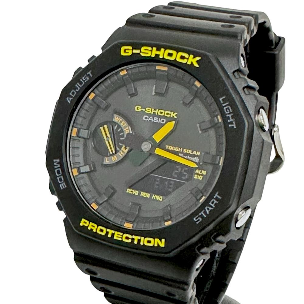 CASIO/カシオ】 G-SHOK CautionYellow GA-B2100CY-1AJF イエロー/黄