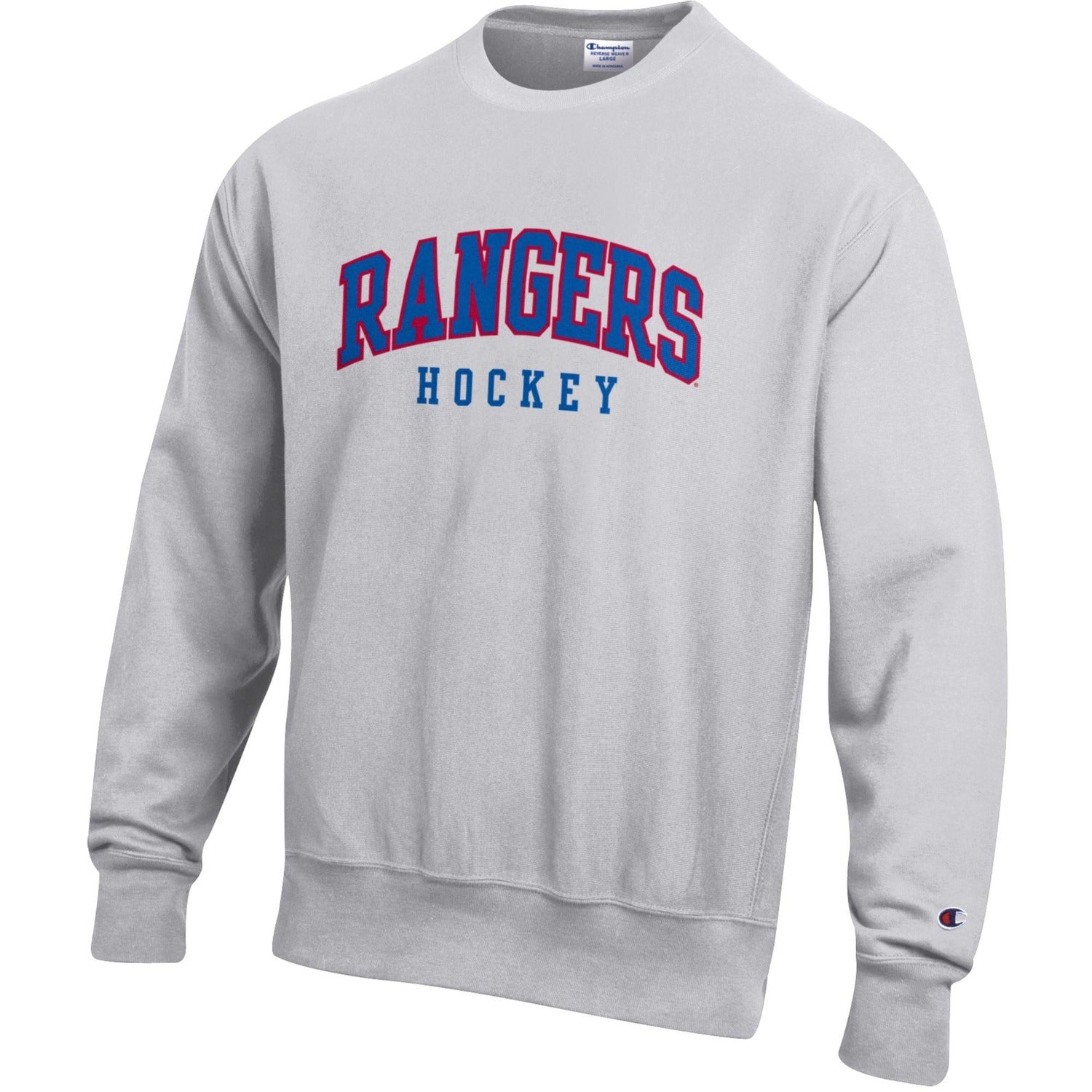 Champion Rangers Reverse Weave Rangers Hockey Grey Crew – Shop