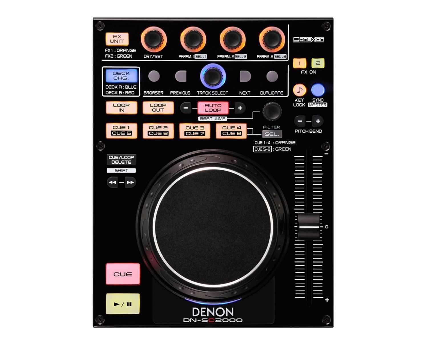 Denon DJ DN-SC2000 Single 2 Deck MIDI DJ Controller