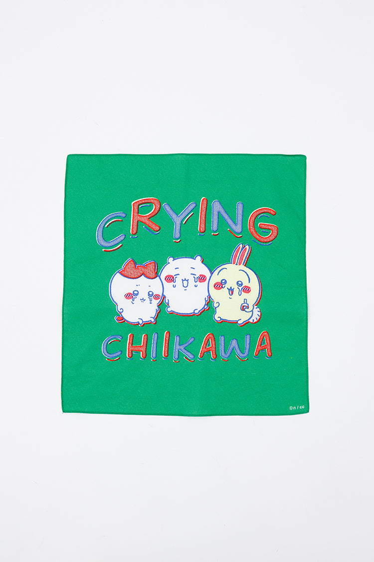 ちいかわ バンダナ レトロ印刷風 CRYING グリーンのページ