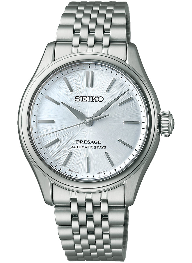 セイコー プレザージュ クラシックシリーズ 36mm 藍白ダイヤル SARX129