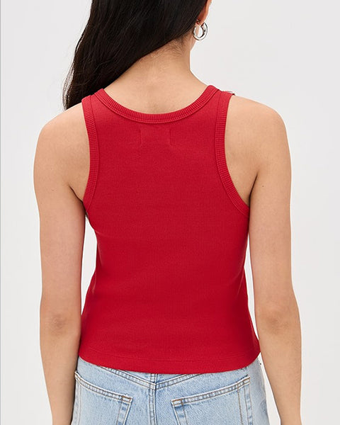 STILL HERE NY | Mississippi Tank Top | Brick – 29 North Boutique