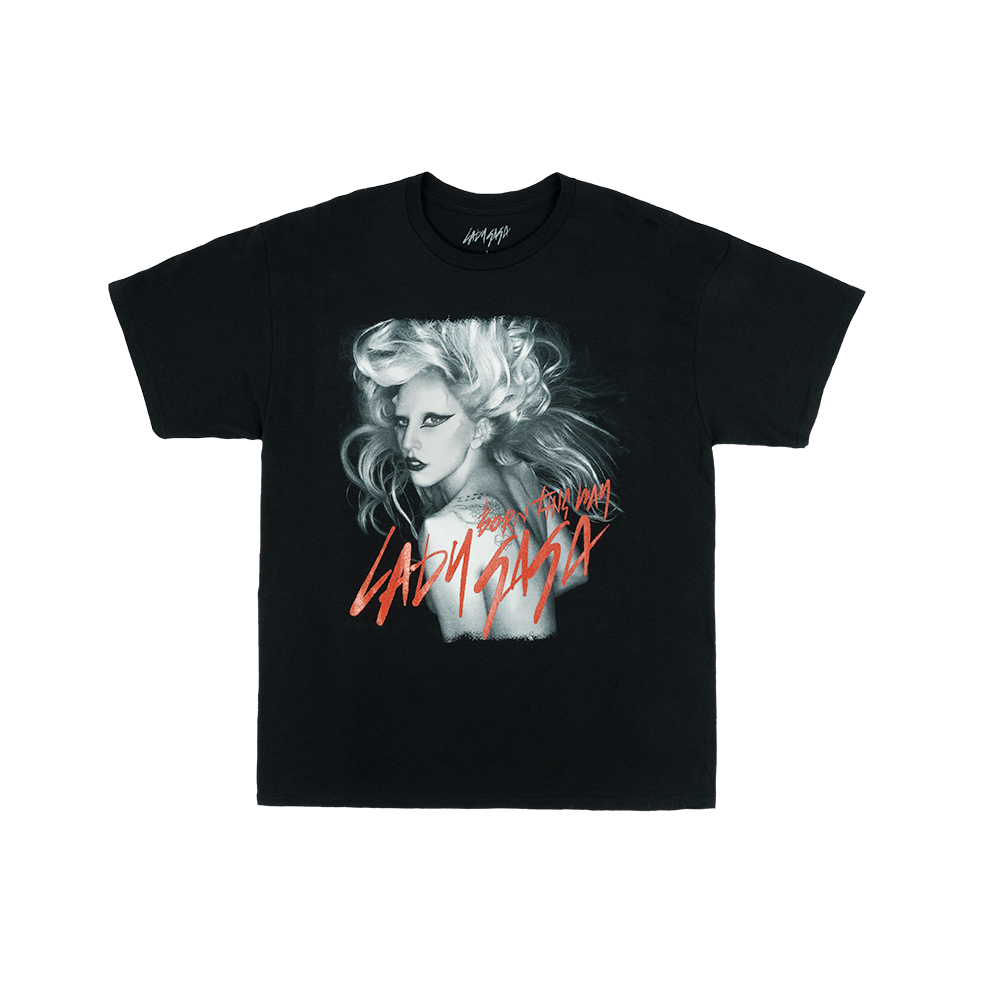 BORN THIS WAY SCRIPT T-SHIRT - Lady Gaga Official Store