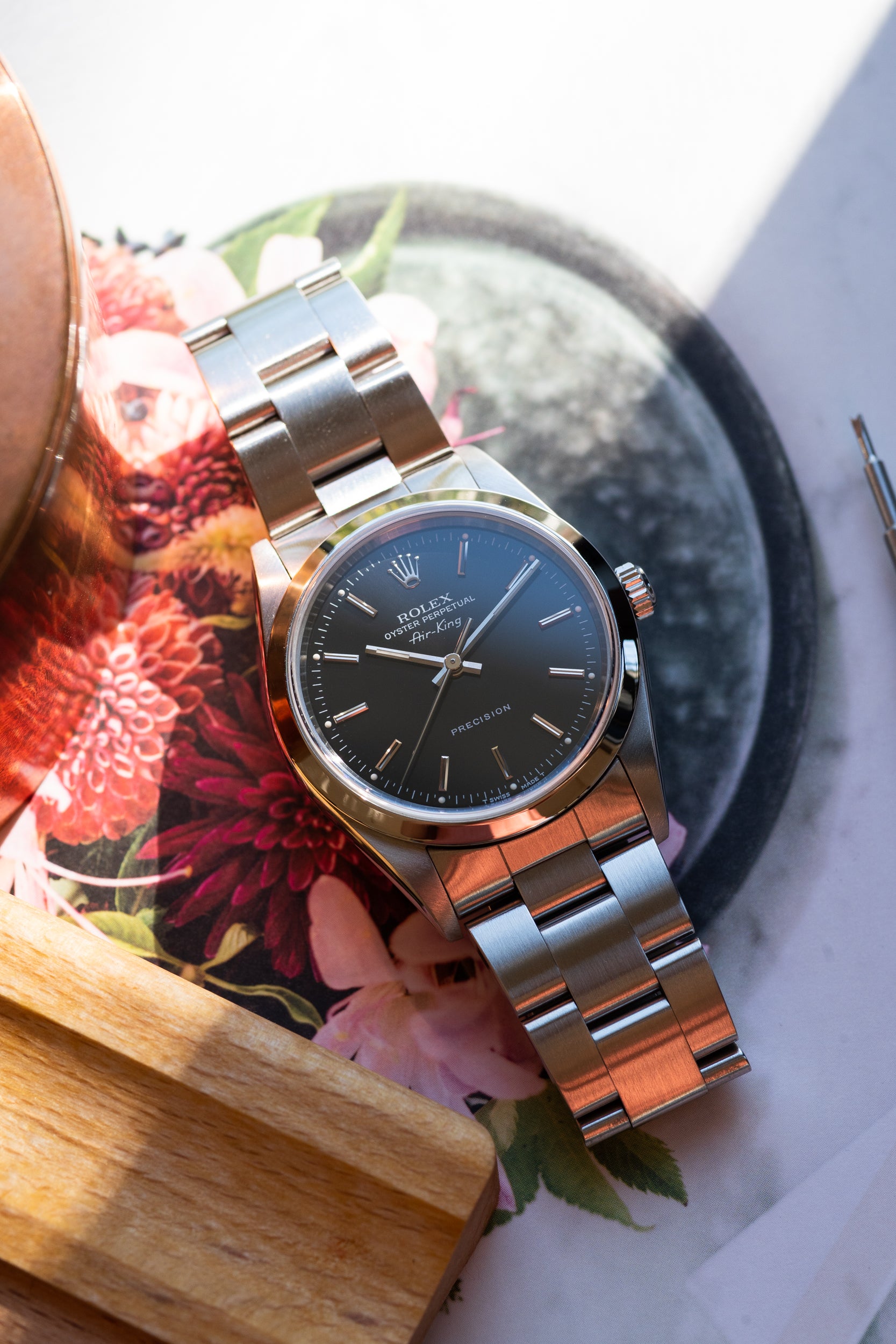 ロレックス エアキング 14000 ブラックダイヤル 1997年製 – Special Dial