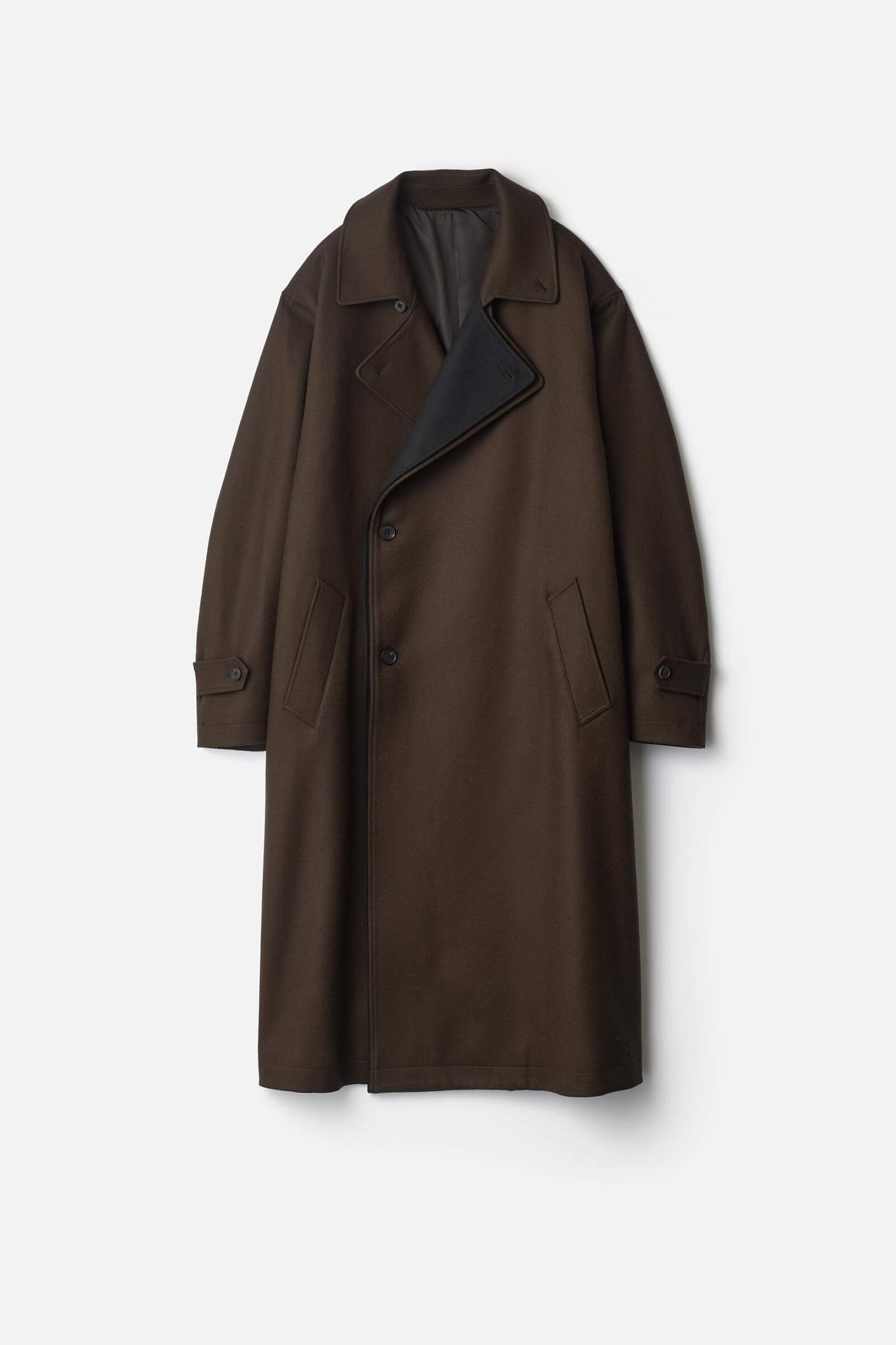 DOUBLE LAPELED DOUBLE BREASTED COAT – ssstein