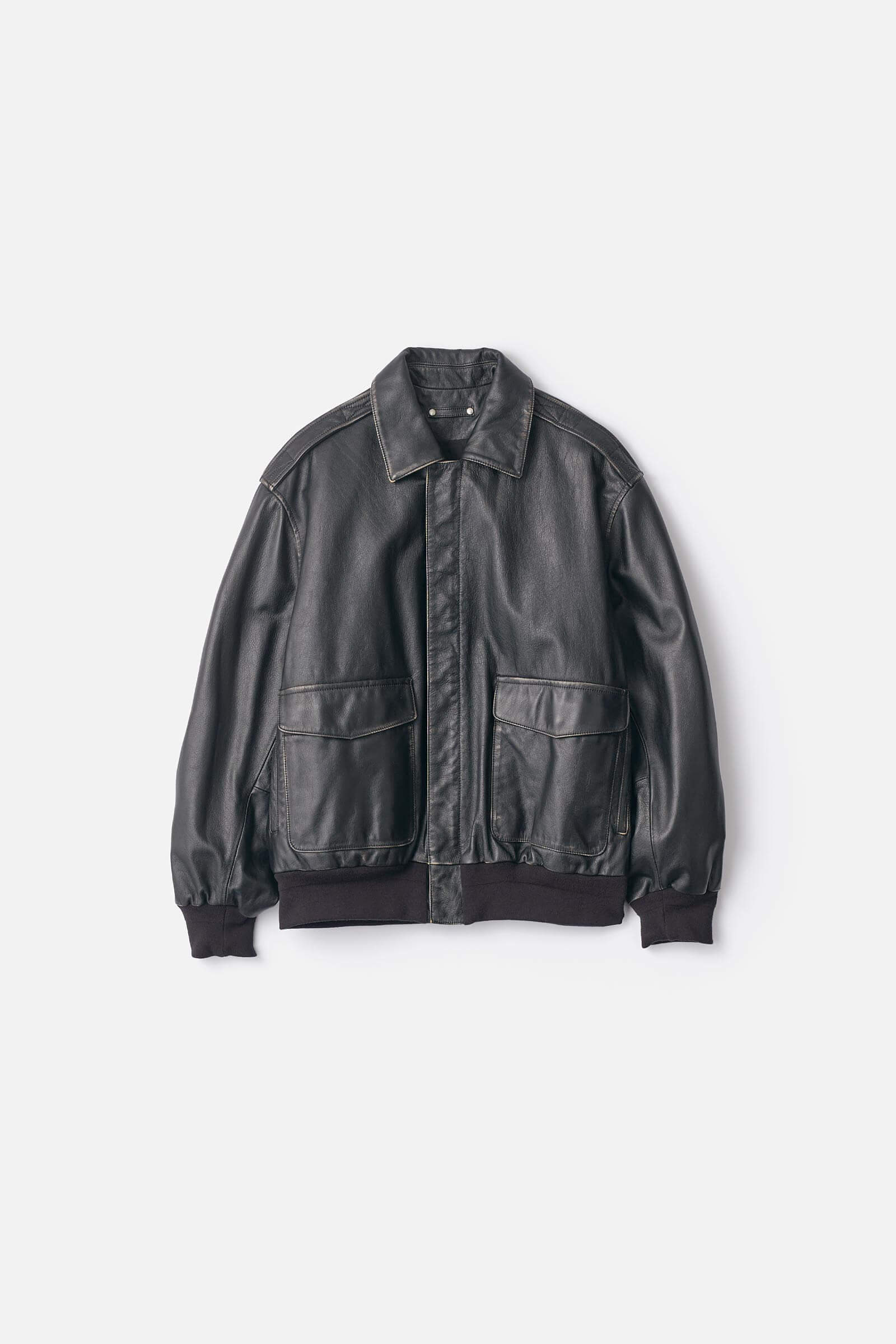 COW LEATHER VINTAGE FLIGHT JACKET – ssstein