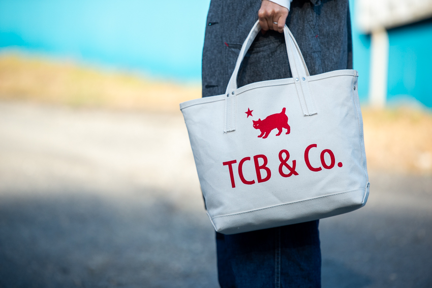 XX DEVELOPMENT and TCB JEANS COAL BAG | TCB jeans