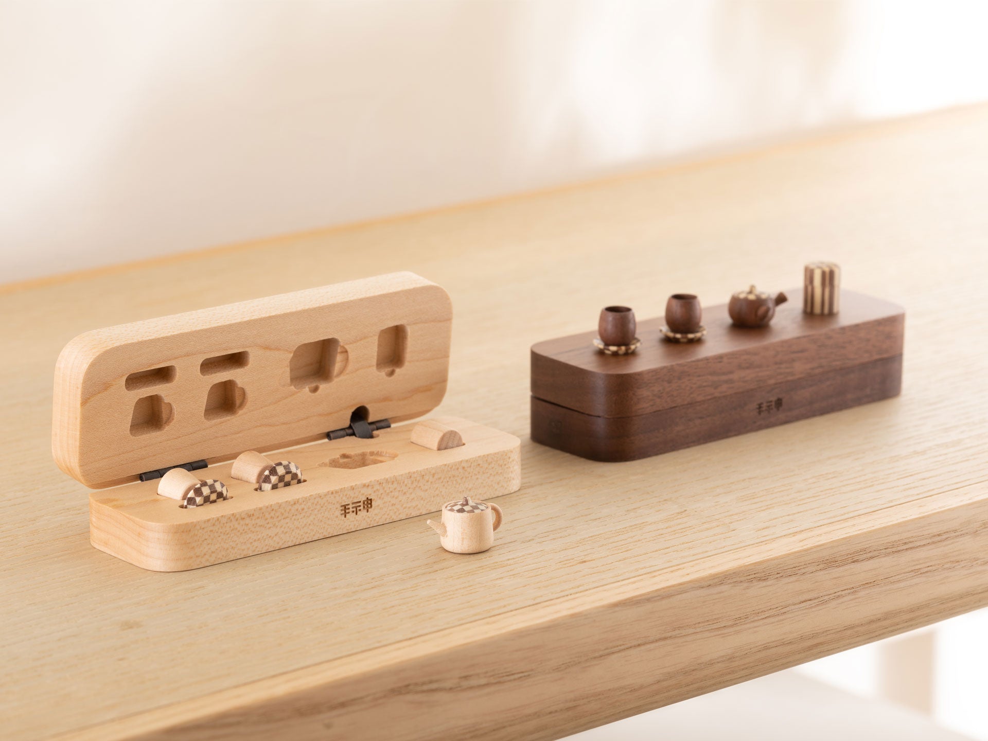 豆洋茶器・豆和茶器 台箱 | 斎藤 久夫 | 手神（てがみ）