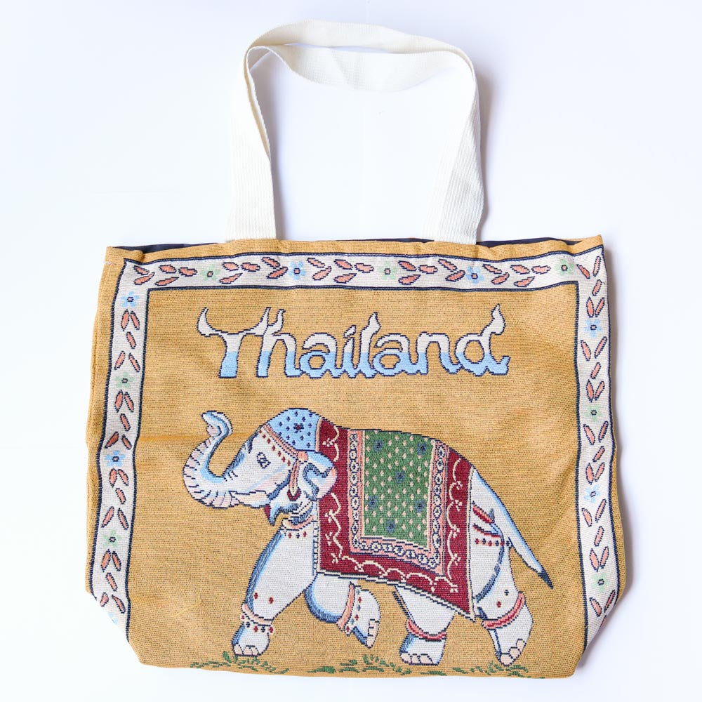 アウトレット】THAILAND 象トートバッグ大 エコバッグ – タイ雑貨専門