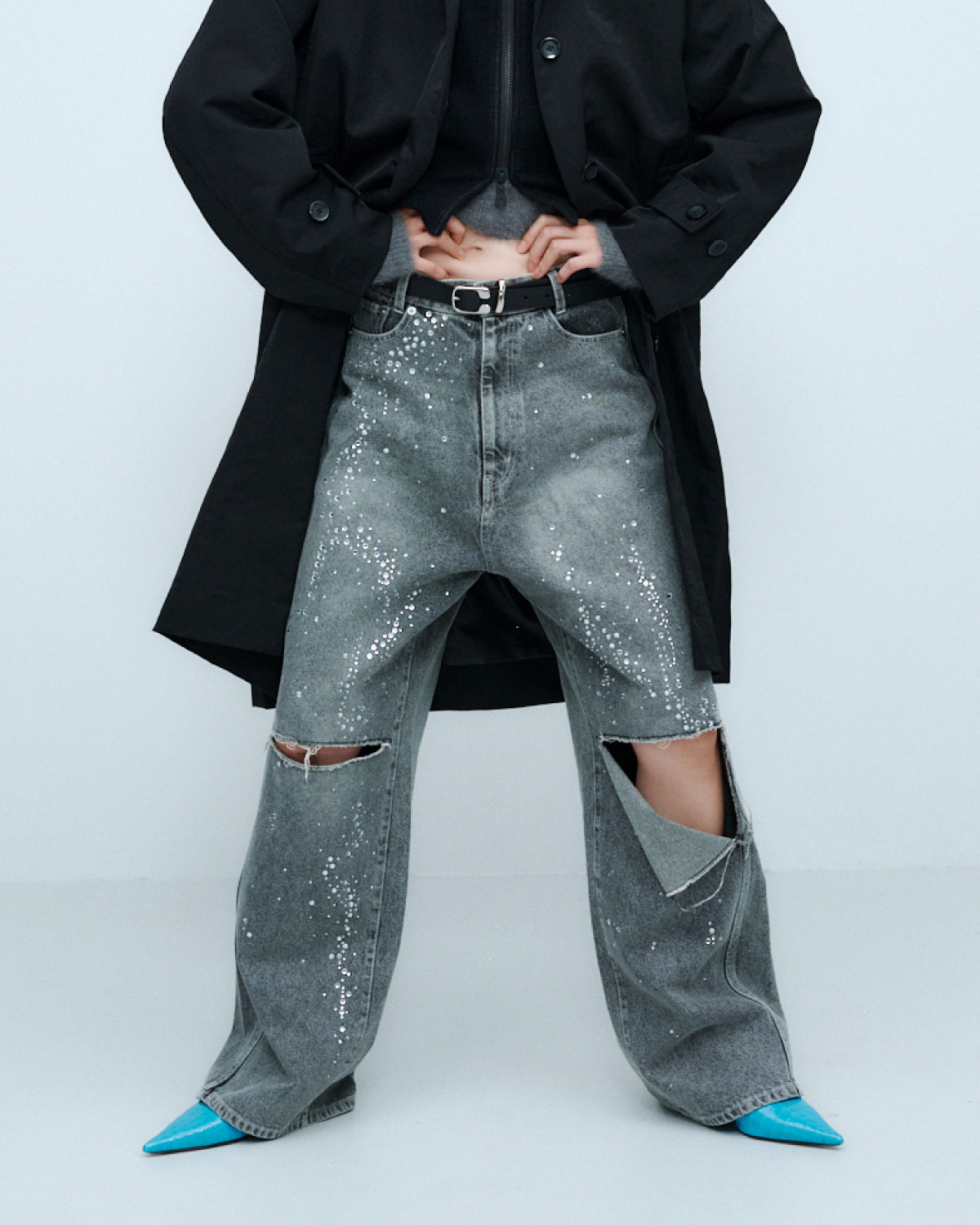 SPARKLE DENIM PANTS | BOTTOMS | STORE | THINGS THAT MATTER ONLINE