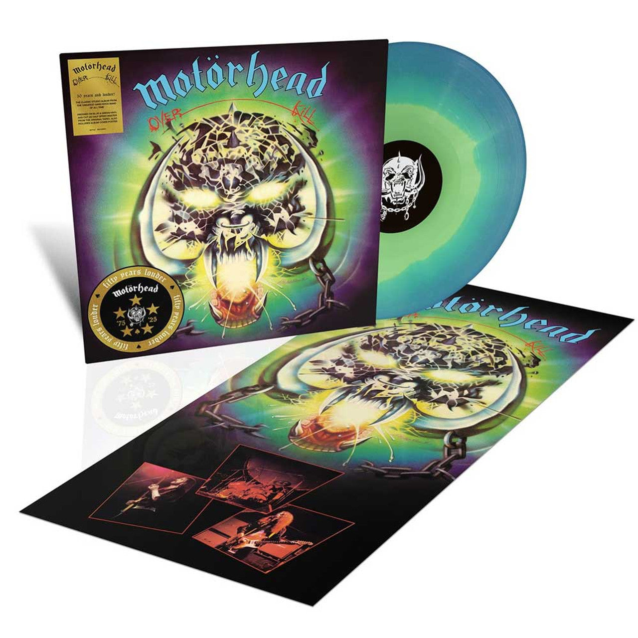 MOTORHEAD (モーターヘッド) - Overkill (EU 50周年記念限定再発「青