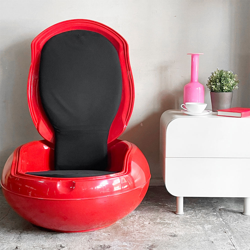 ロイタープロダクト REUTER PRODUCTS ガーデンエッグチェア レッド FRP