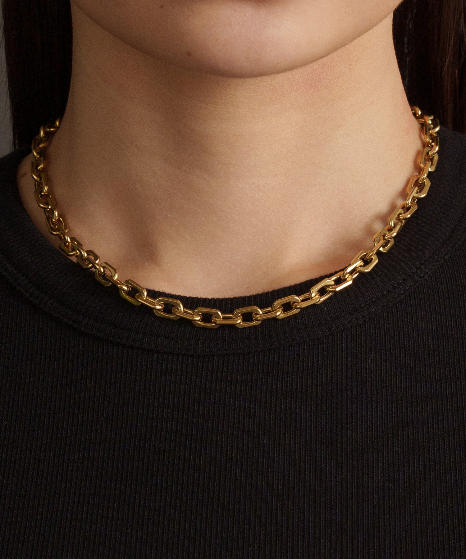 変形チェーンネックレス【Gold】 | tok