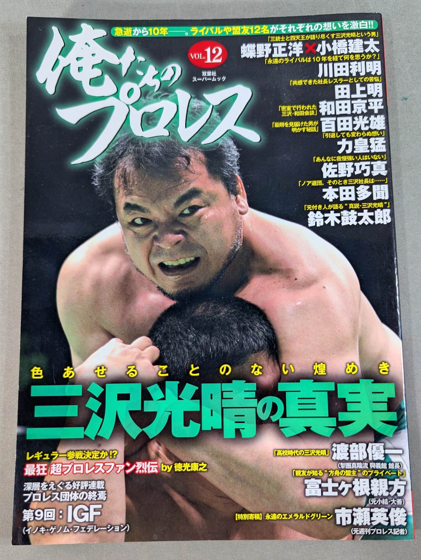 俺たちのプロレス VOL.12 三沢光晴の真実 急逝から10年―。ライバルや