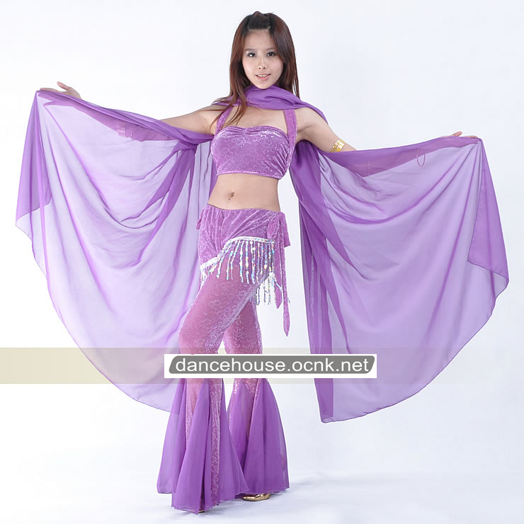 ベリーダンスセットアップ005--「全9色」 ベリーダンス 2点セット