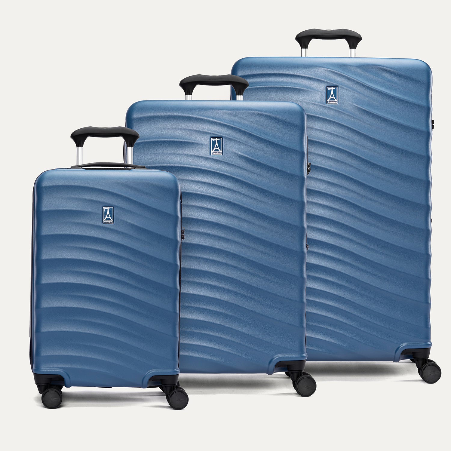 Hardside 3 Piece Luggage Set in Blue | Travelpro Maxlite Air V2