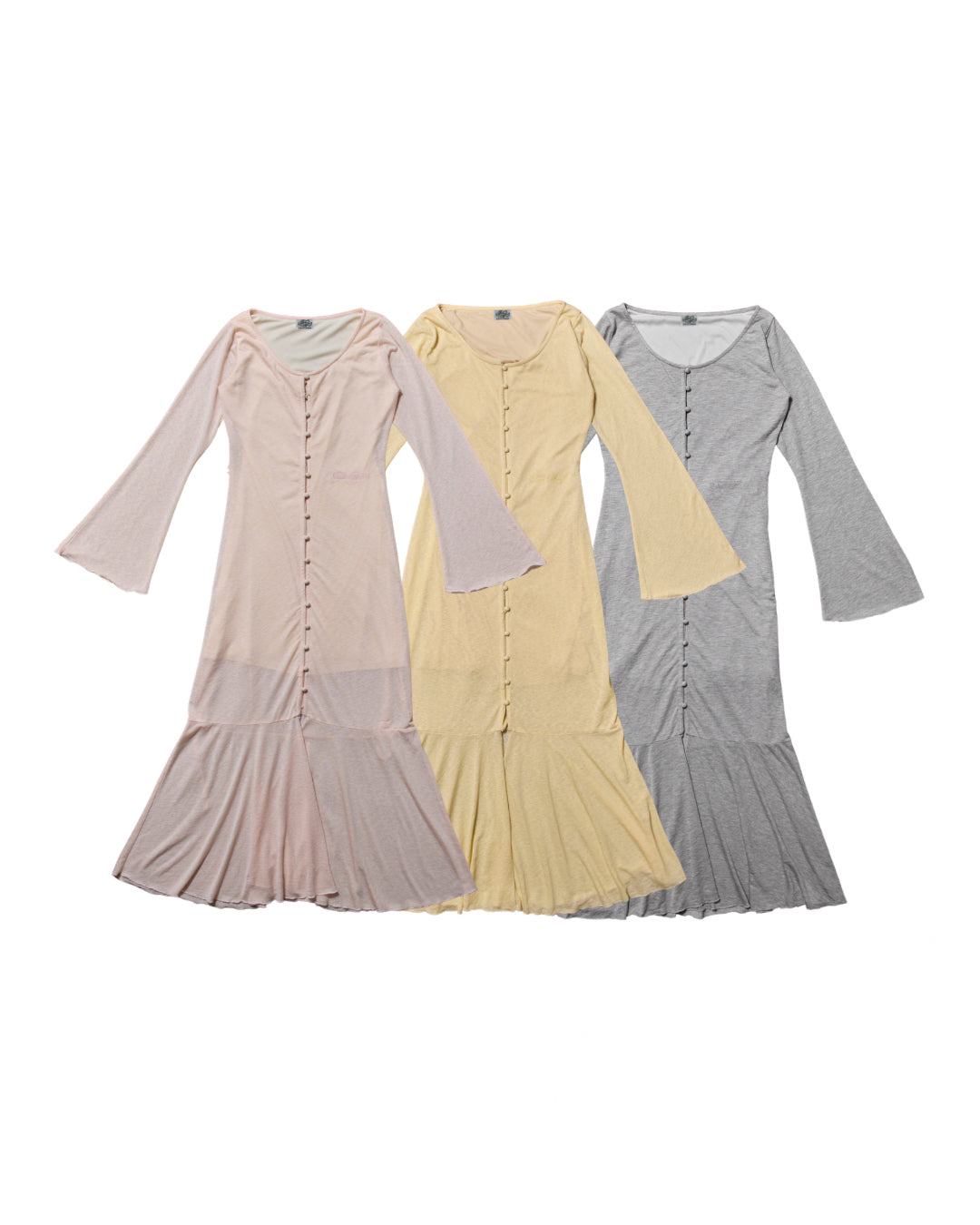 Sheer Cut Flare long one-piece – Treat Ürself