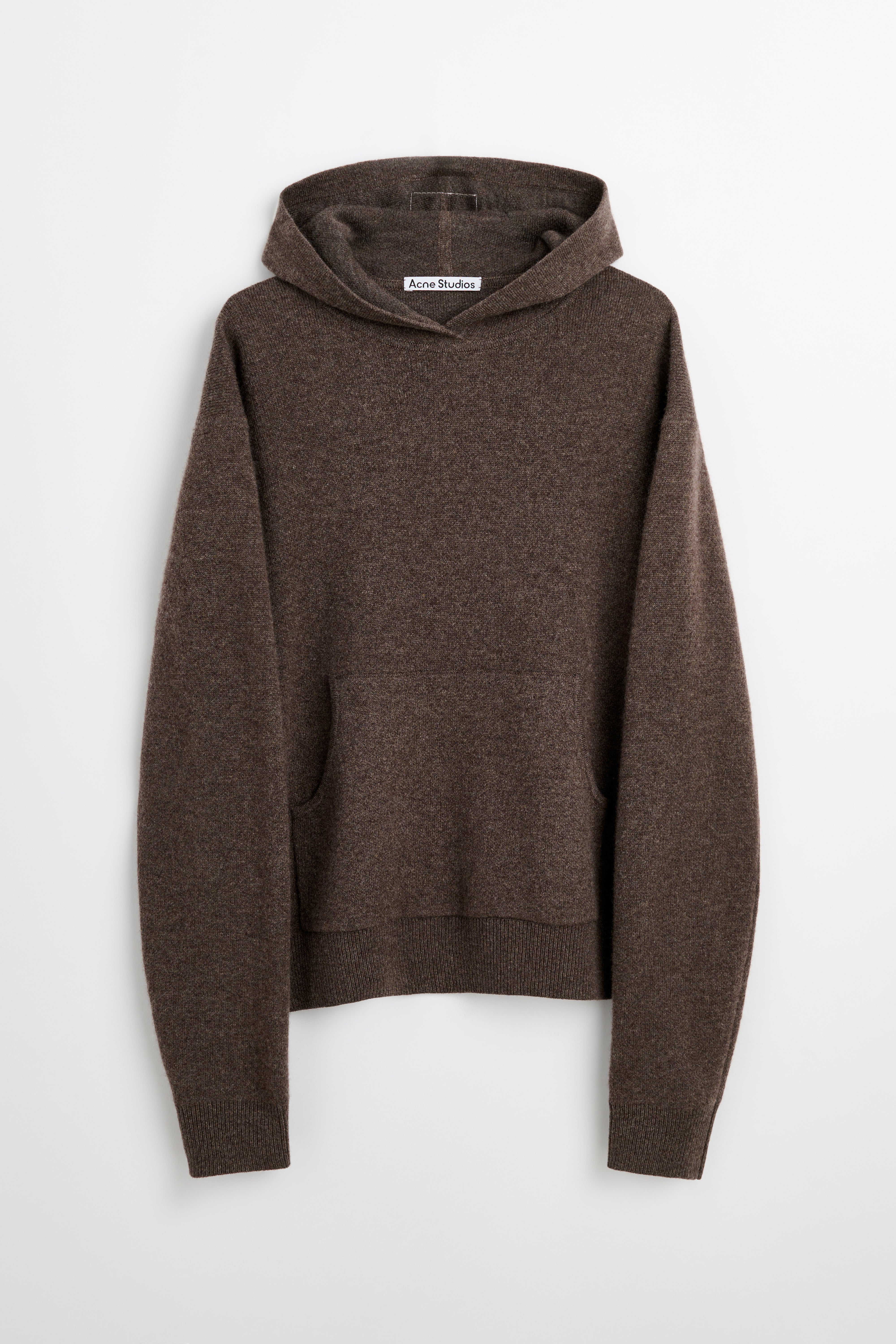 Acne Studios Knitted Hoodie Walnut Brown – Très Bien