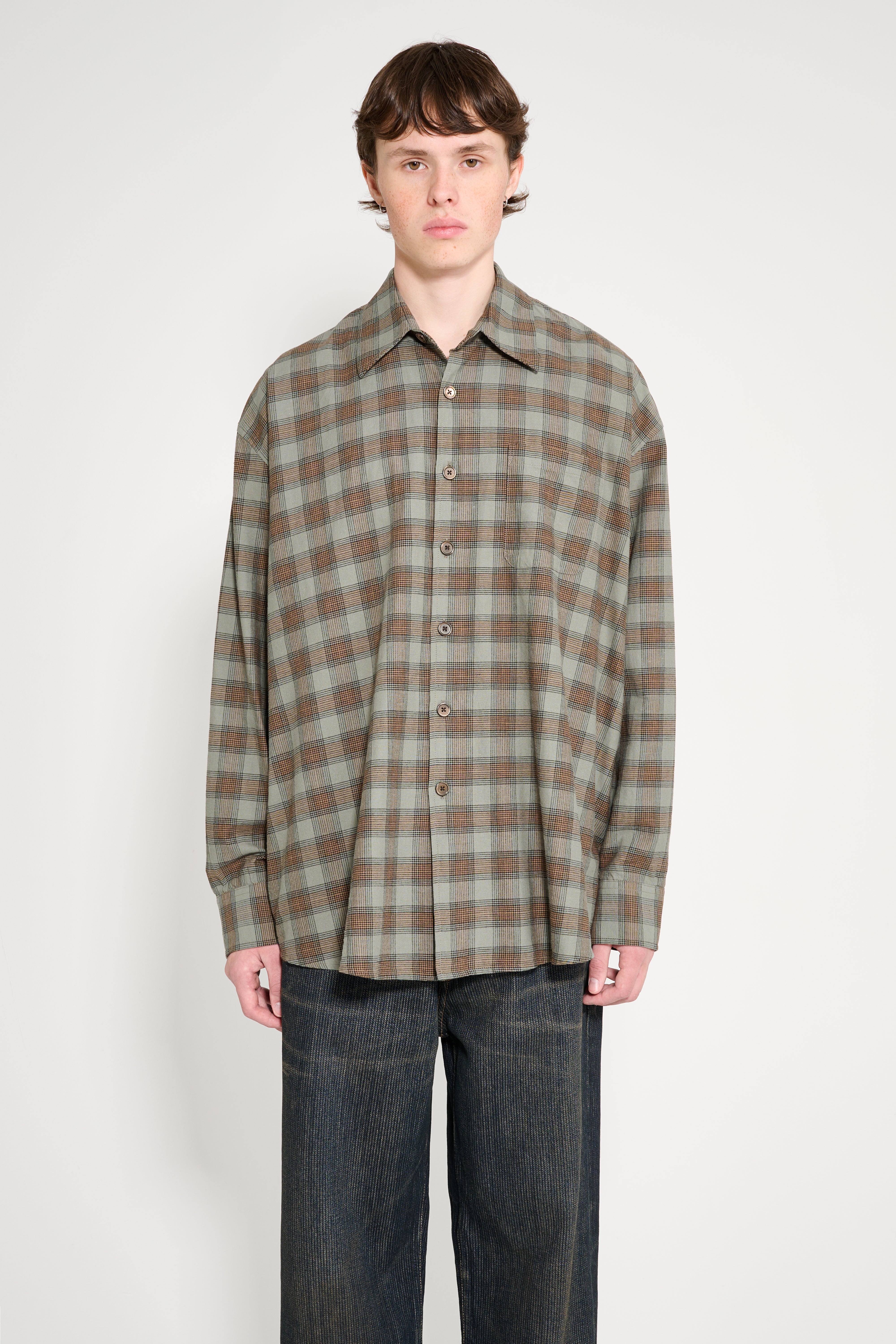 Our Legacy Borrowed Shirt Iowa Flannel Check – Très Bien