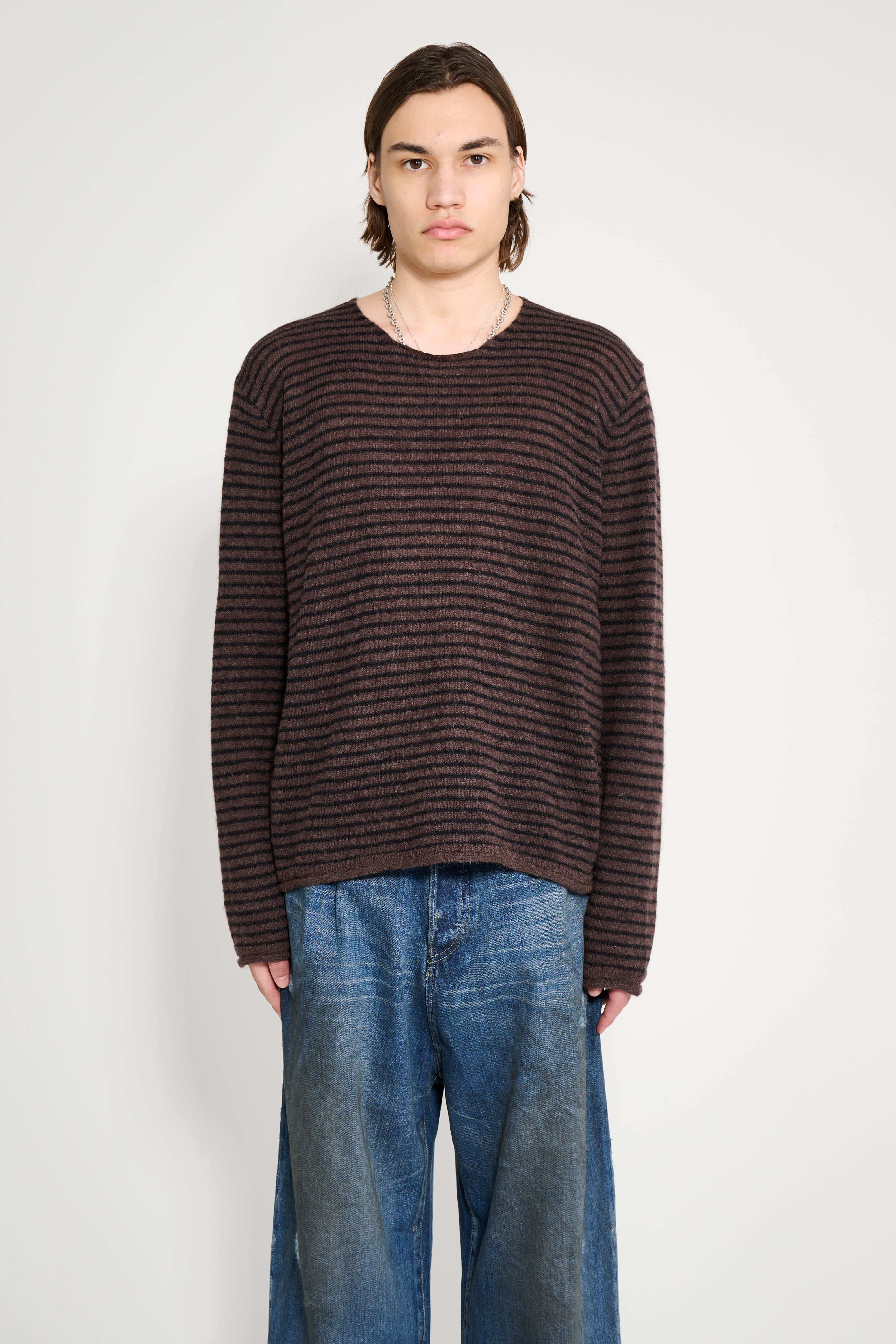 Our Legacy Rigid Popover Dirt Stripe Fuzzy Alpaca – Très Bien