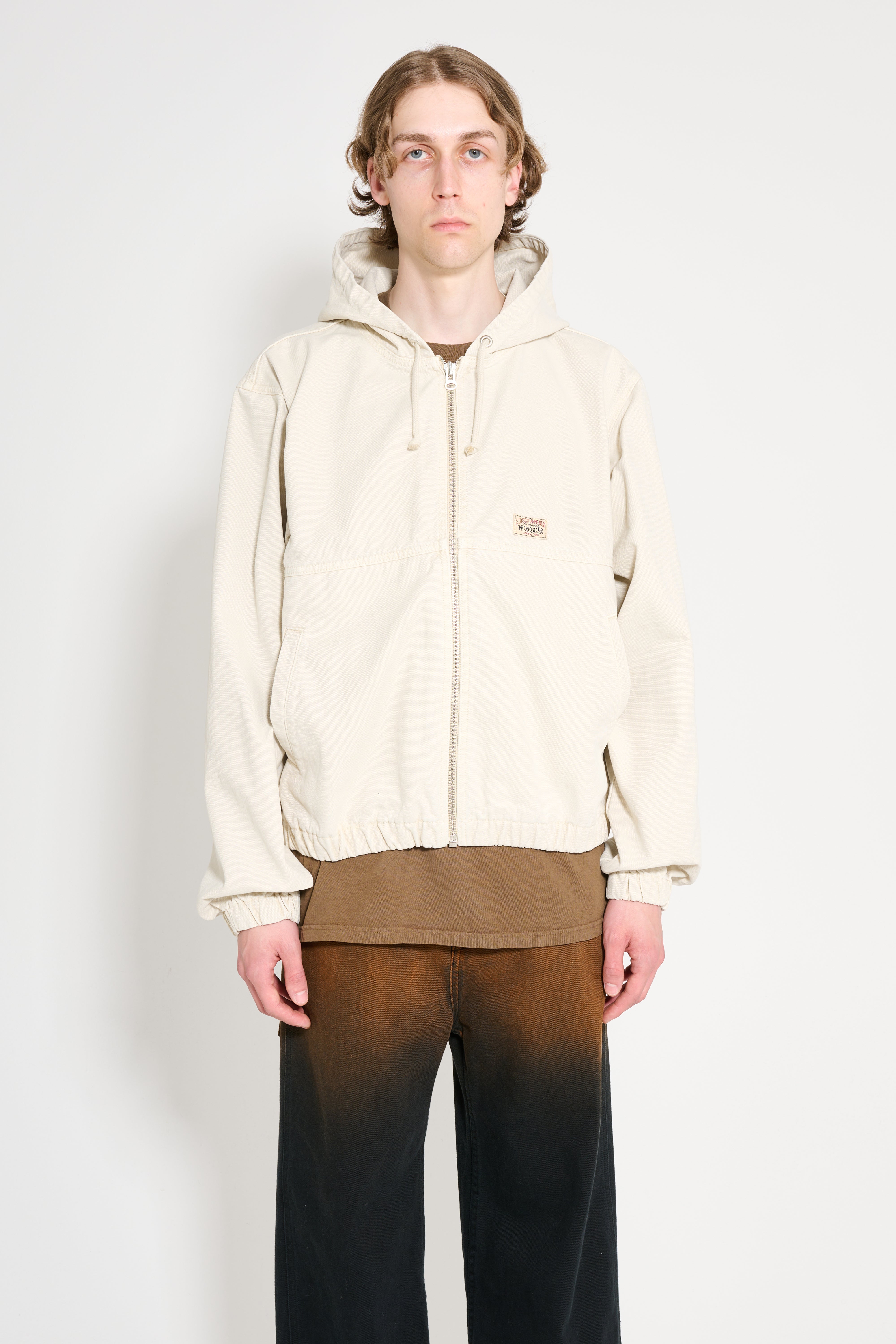 Stüssy Work Jacket Unlined Canvas Vintage Natural – Très Bien