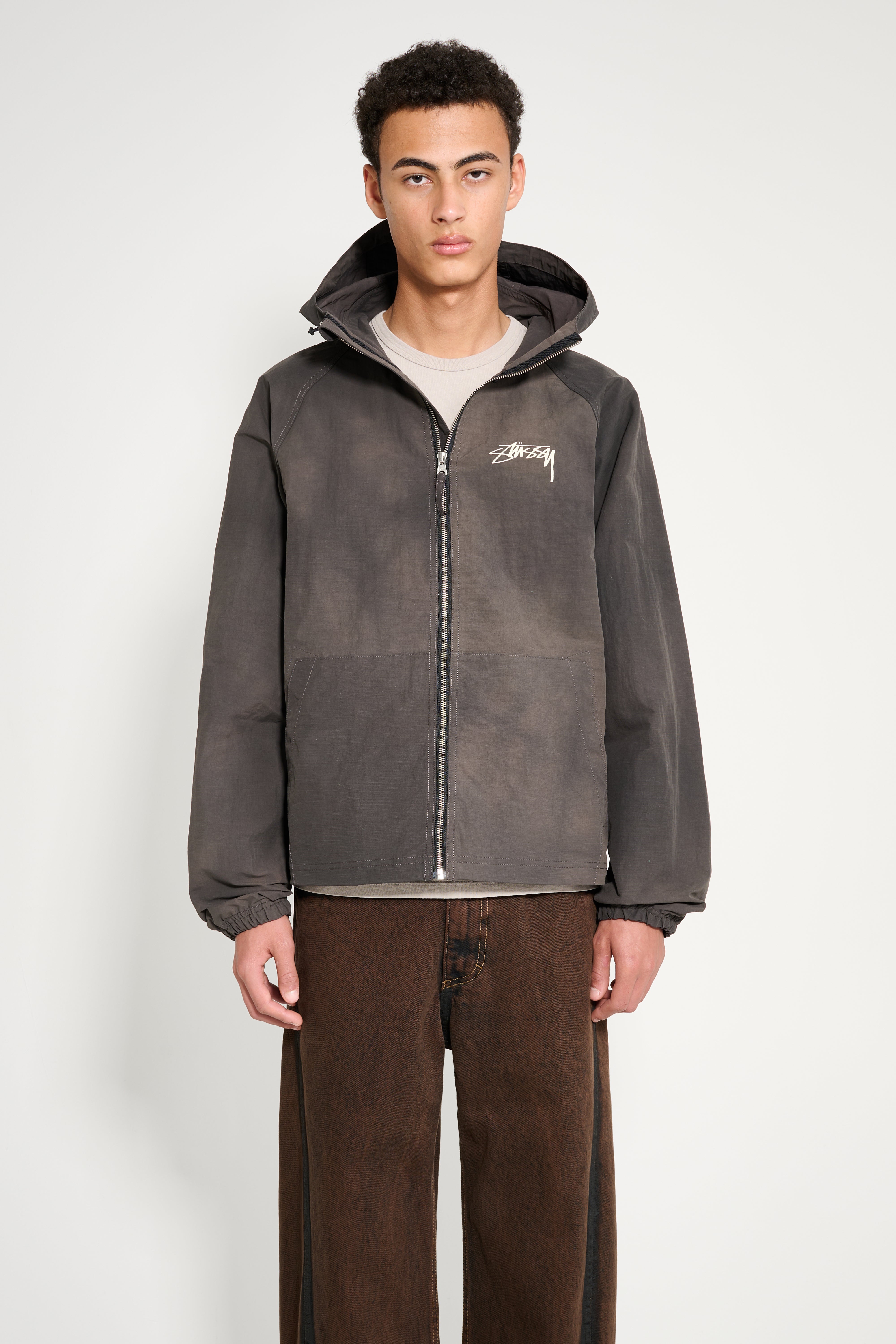 Stüssy Beach Shell Wave Dye Jacket Black – Très Bien