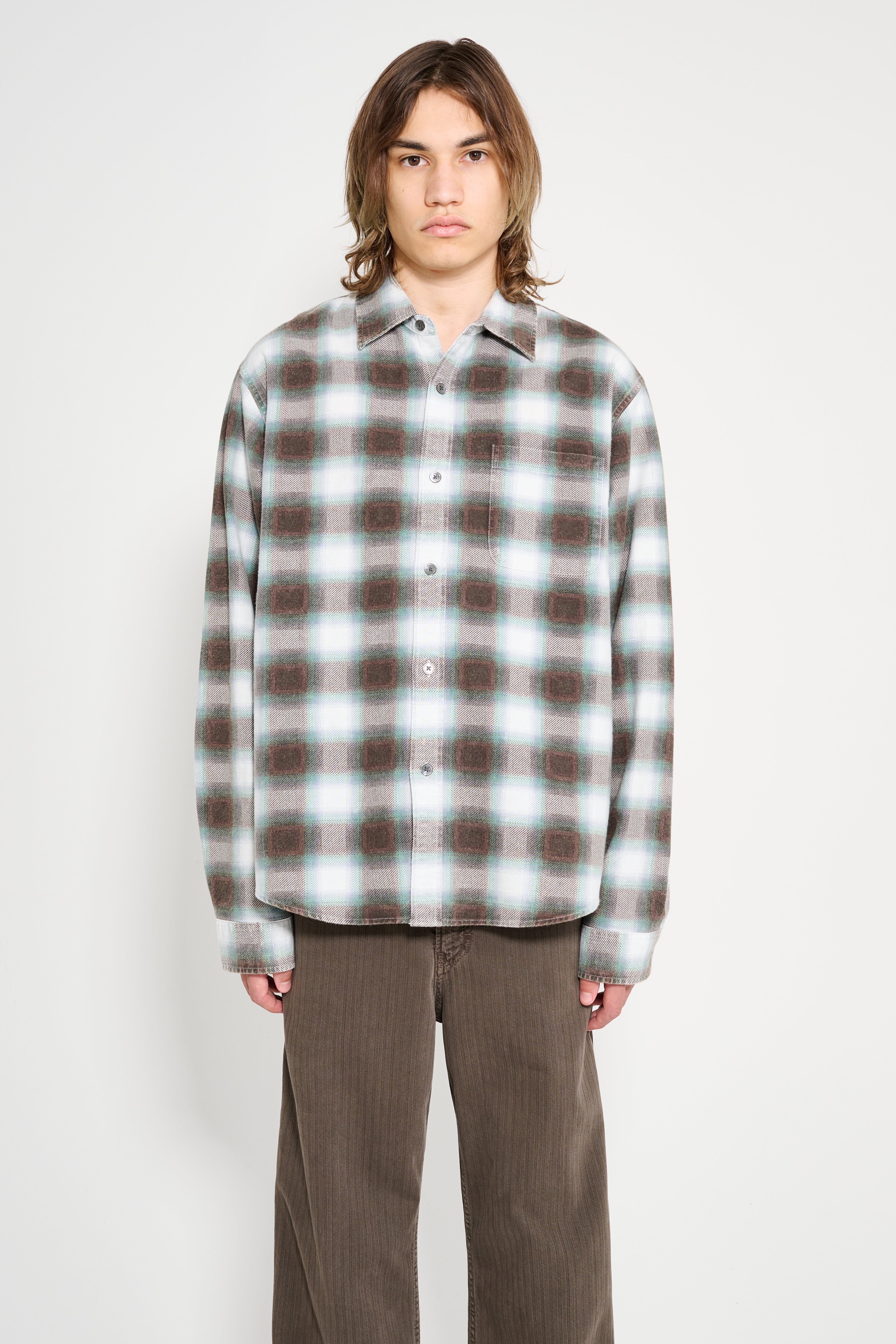 Stüssy June Plaid Shirt Bone – Très Bien