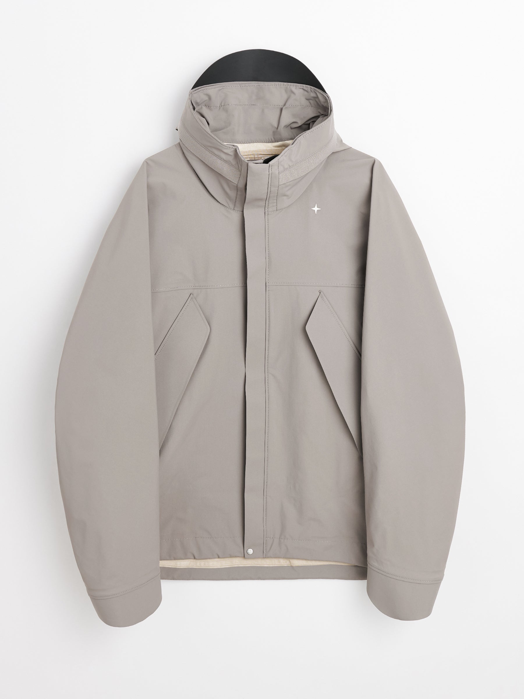 Stone Island Stellina 3L Nylon Hooded Jacket Dove Grey – Très Bien