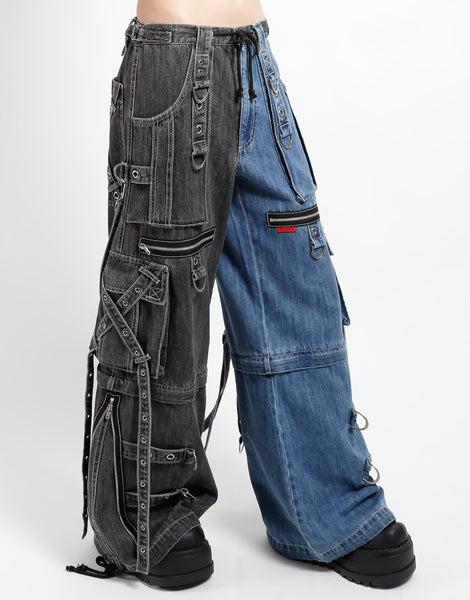 TRIPP NYC - X-STRAP PANT SPLIT DENIM