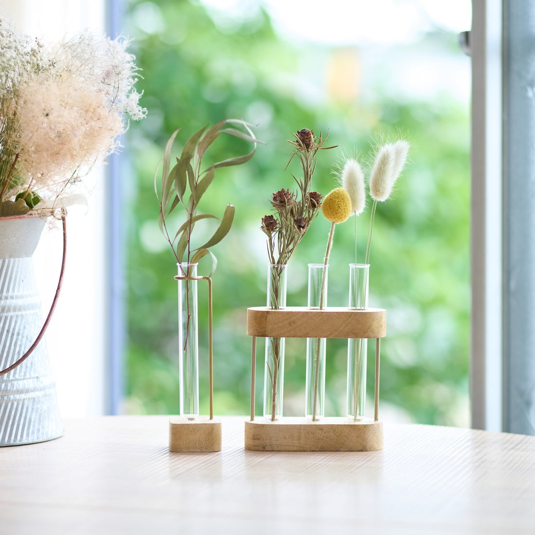 フラワーベース］異素材ミックスの一輪挿し 商品ページ - 土と風の植物園