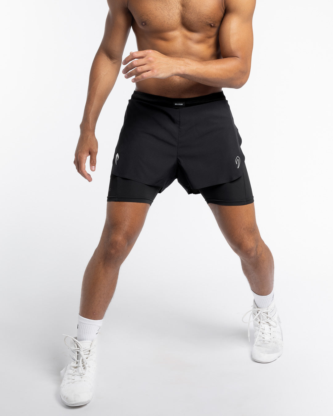 Tunero 2-in-1 Shorts - Black | BOXRAW