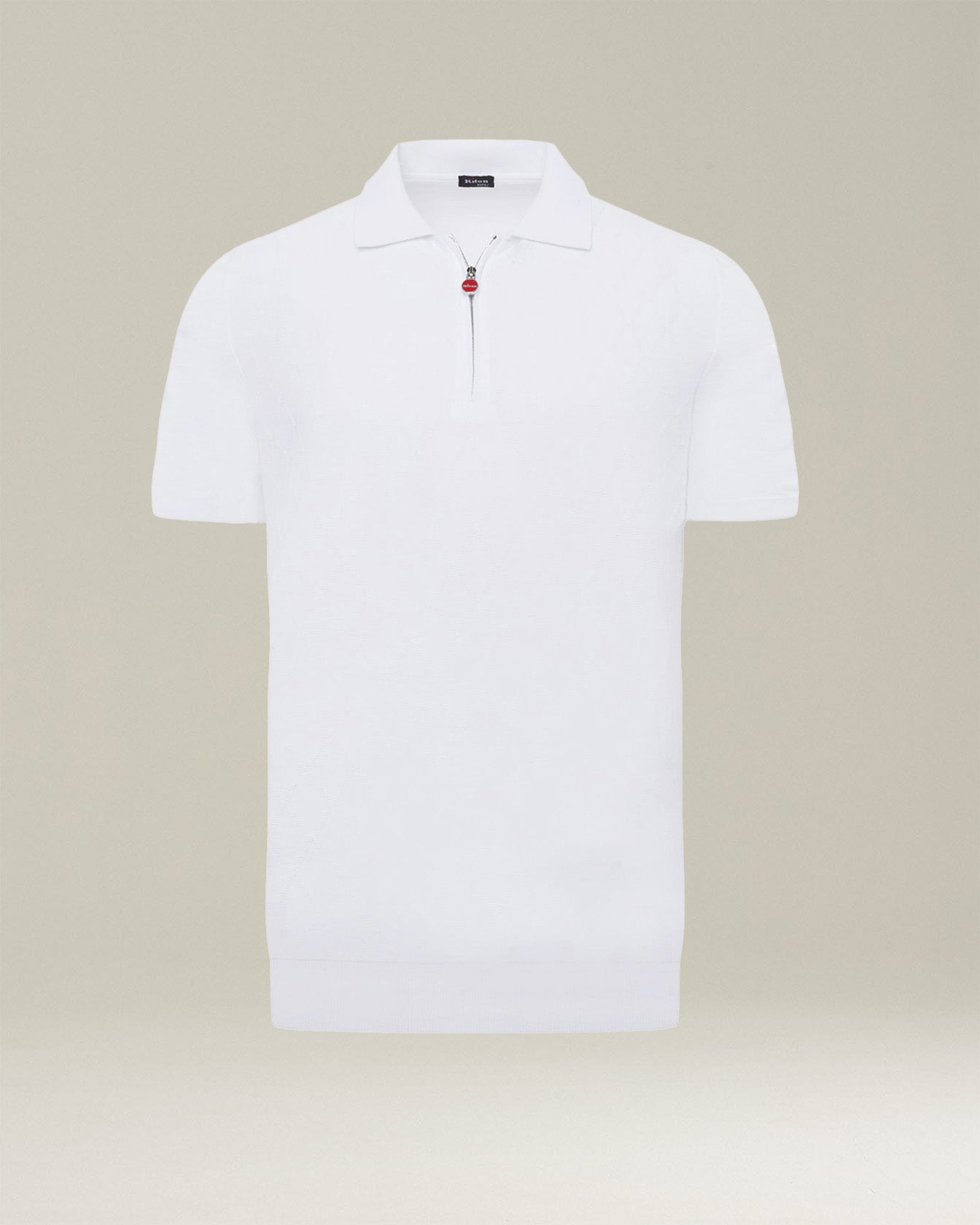 Poloshirt Cotton White | Kiton