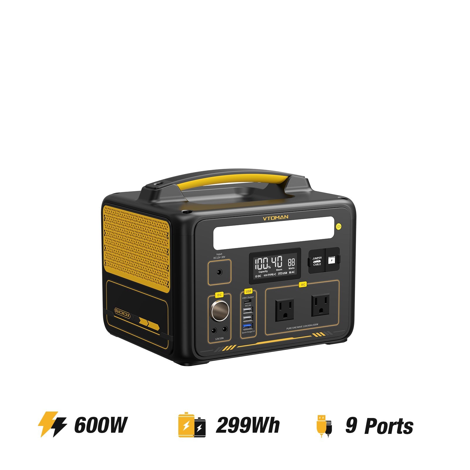 Solar Portable Power Station | 600 Watt Portable Power Station