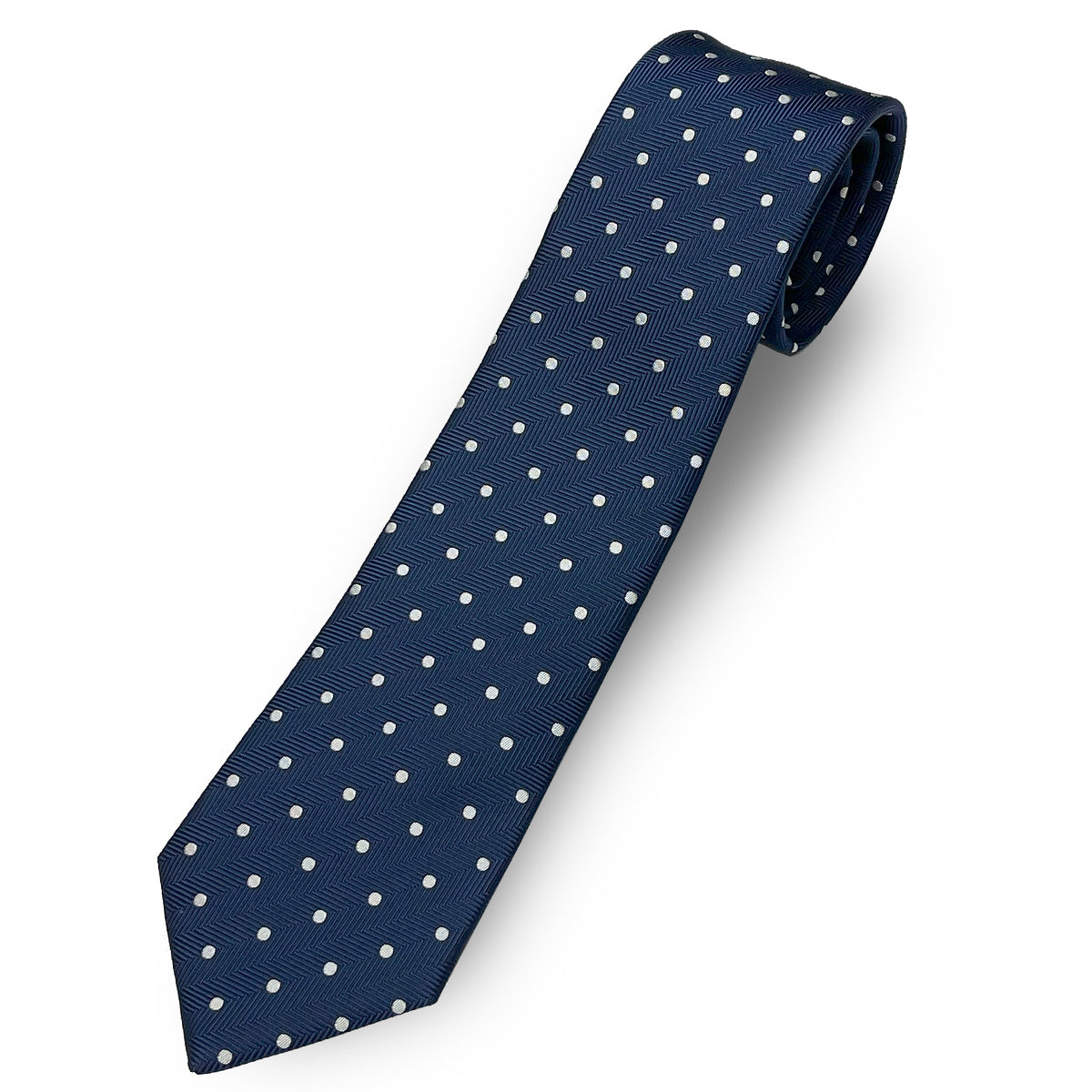 京都丹後産ネクタイ ネイビードット シルク100％ – Vita Natur