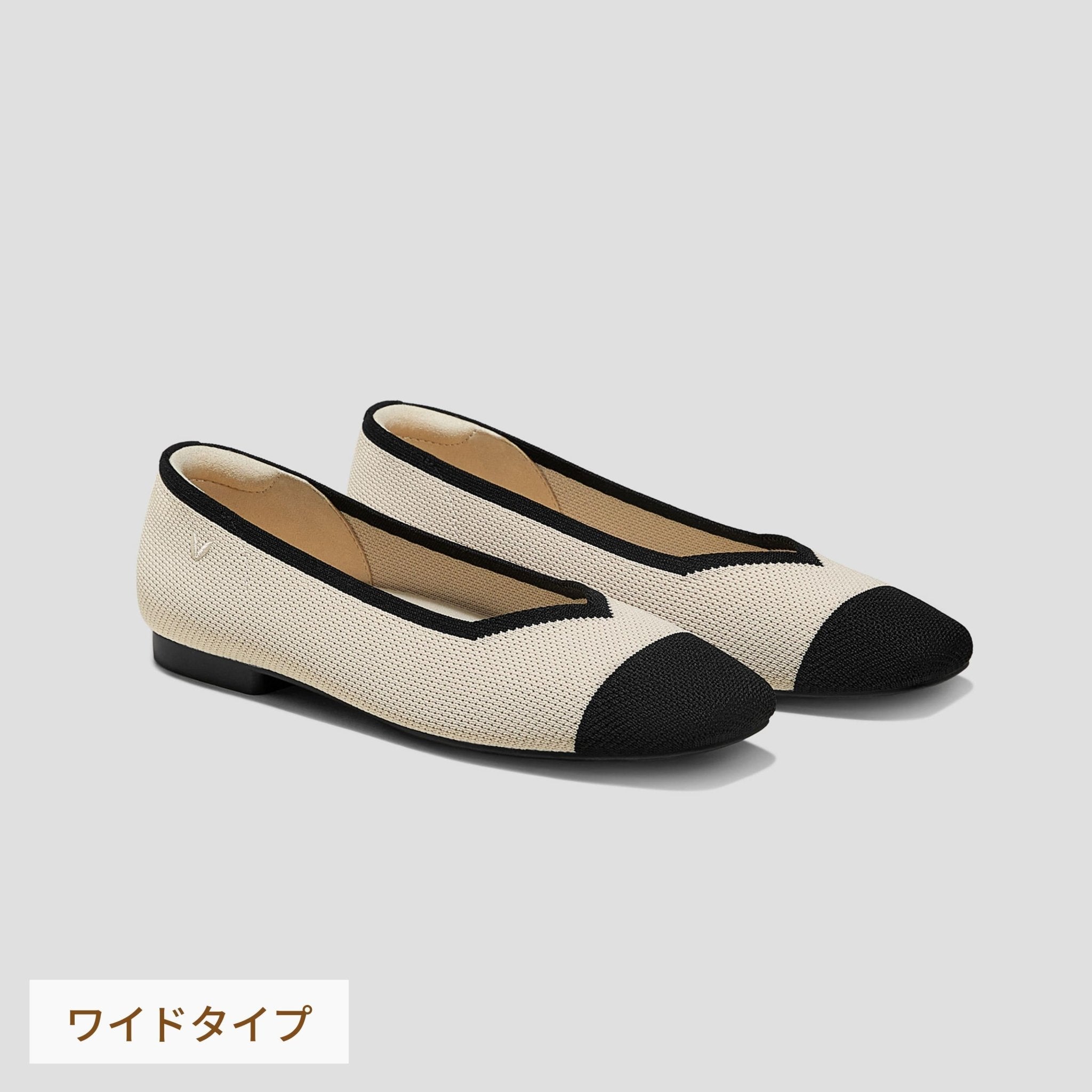 Margot™ 2.0] スクエアトゥ エクストラワイド(5Eまで対応) フラット