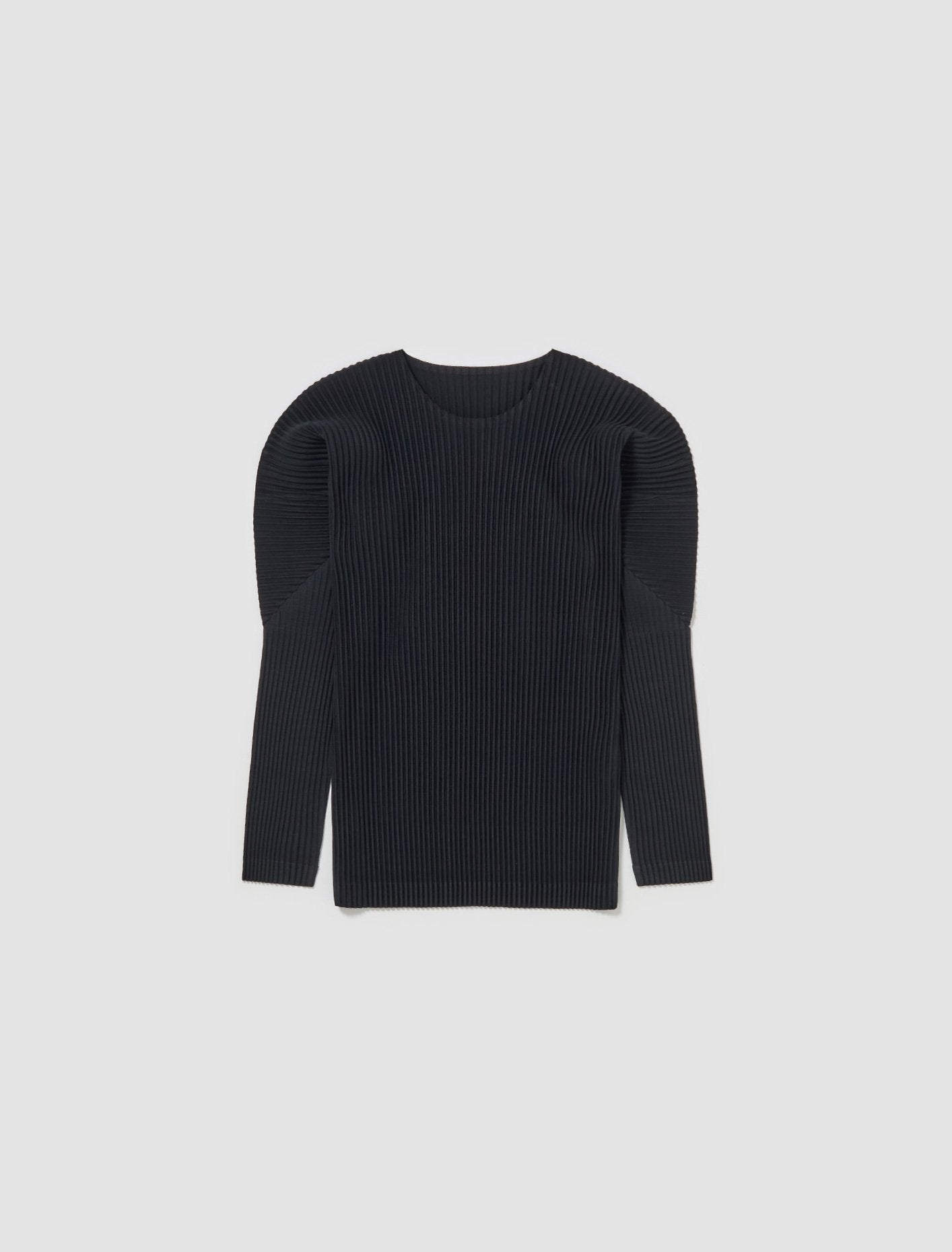 HOMME PLISSÉ Issey Miyake - Pleated Sweatshirt in Black