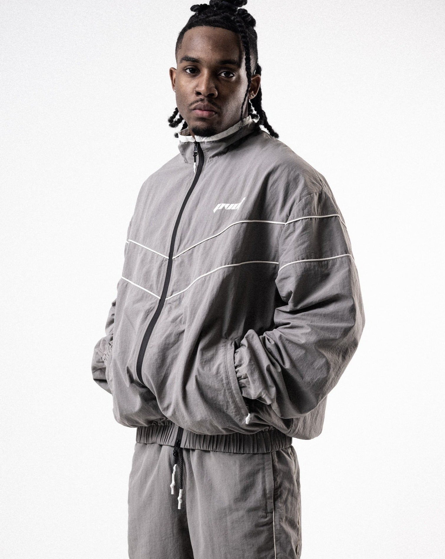 Pvot Athleisure Nylon Premium Line Jacket (Gray)