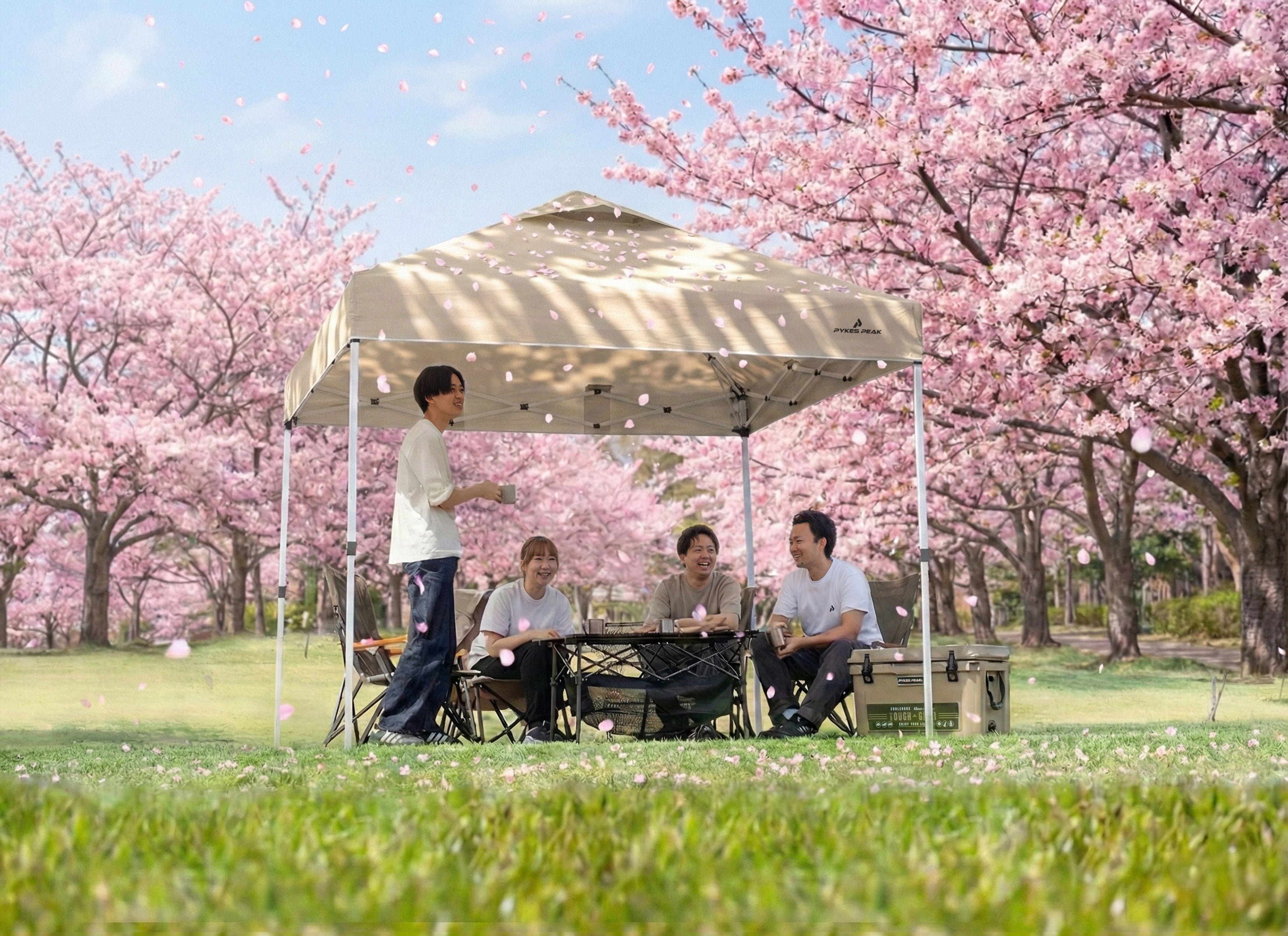 タープテント ワンタッチ 遮光 防水 | PYKES PEAK公式