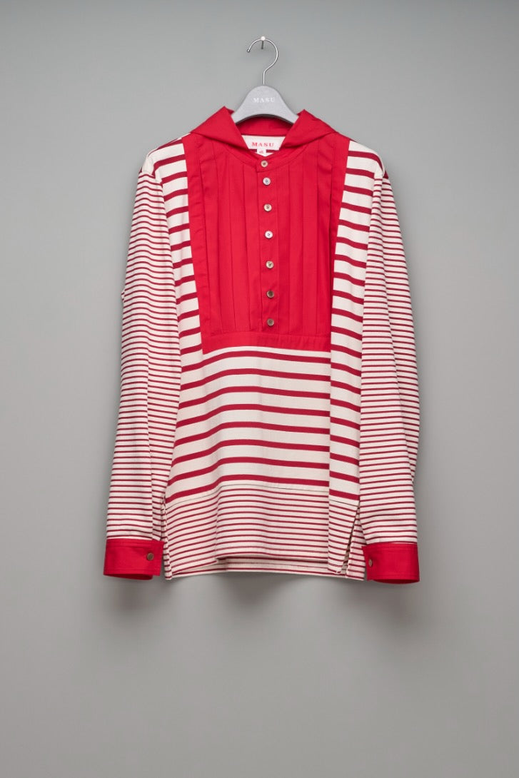 MASU(エムエーエスユー)のMARINE PULLOVER SHIRT REDの通販｜PALETTE