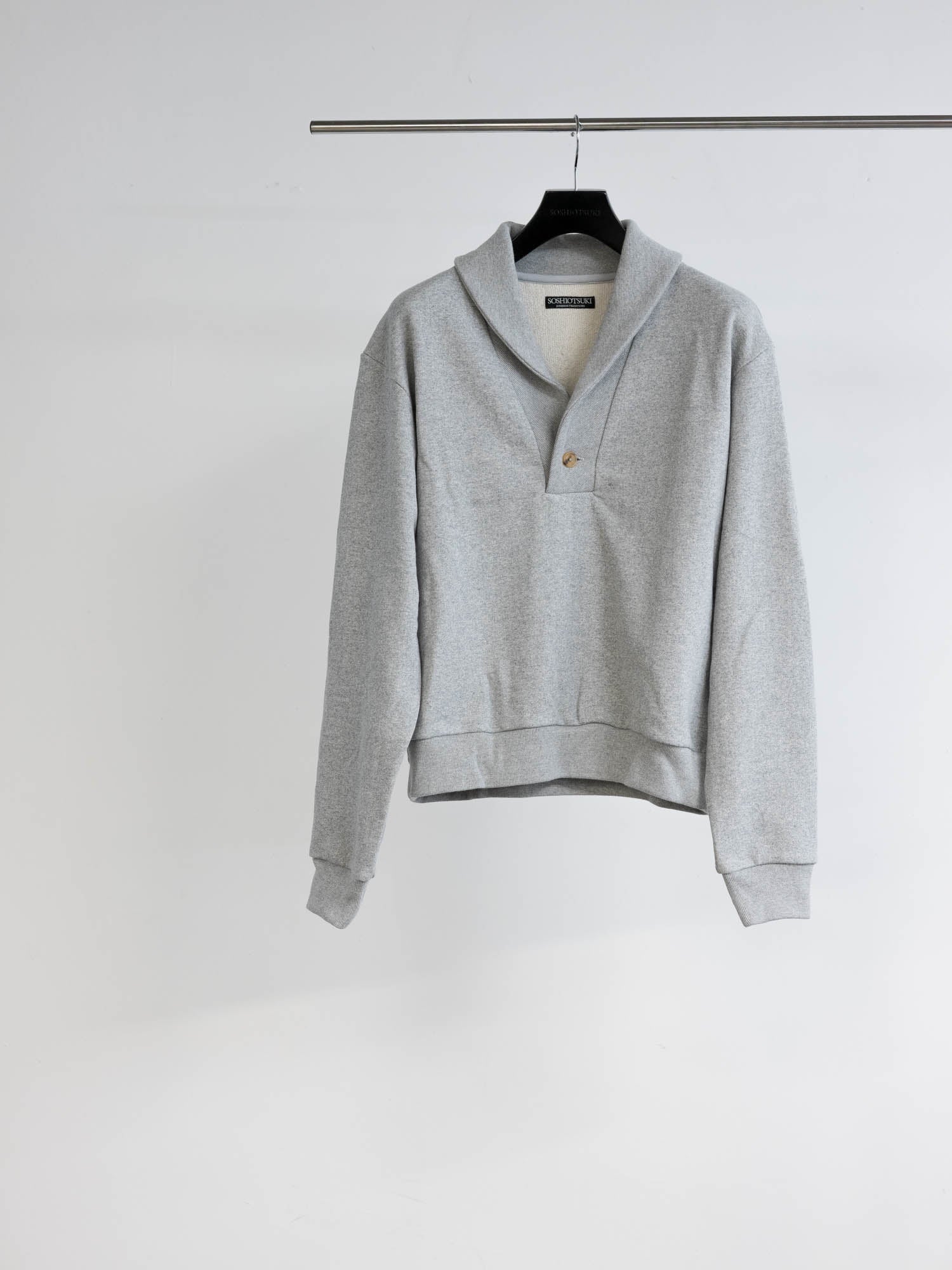 SOSHIOTSUKI(ソウシオオツキ)のSHAWL COLLAR SWEAT SHIRTの通販