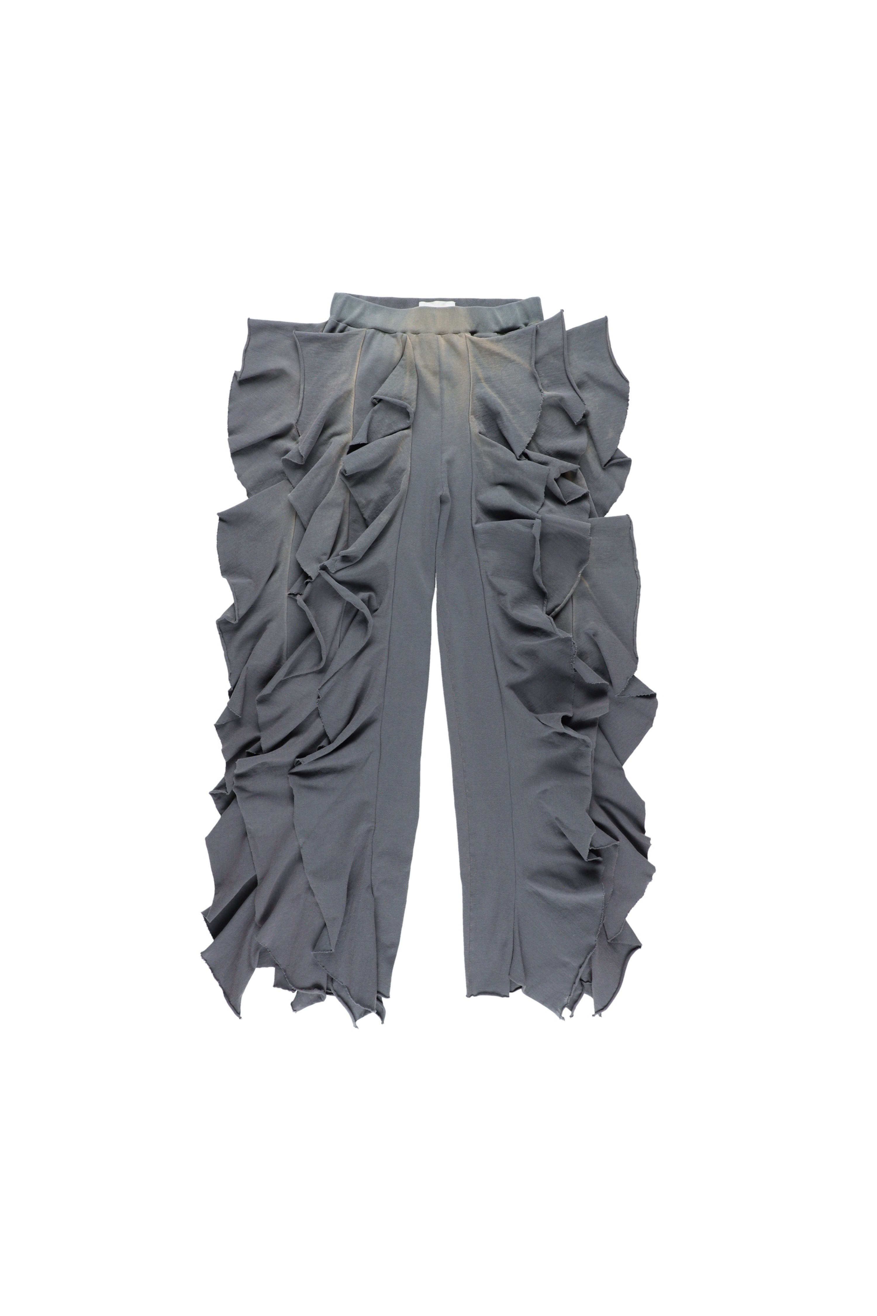 BELPER(ベルパー)のBLEACHED RUFFLE PANTS BLACK(パンツ)の通販