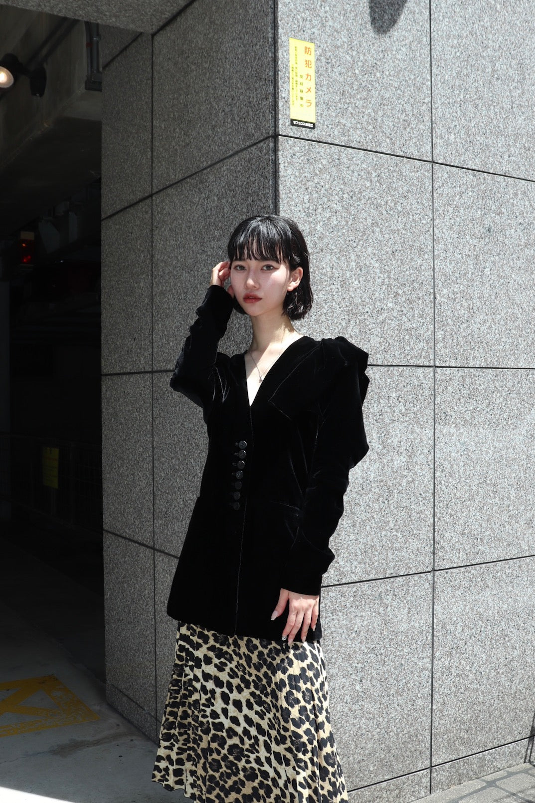 FETICO 24AW VELVET FRILL SHOULDER JACKET – PALETTE art alive