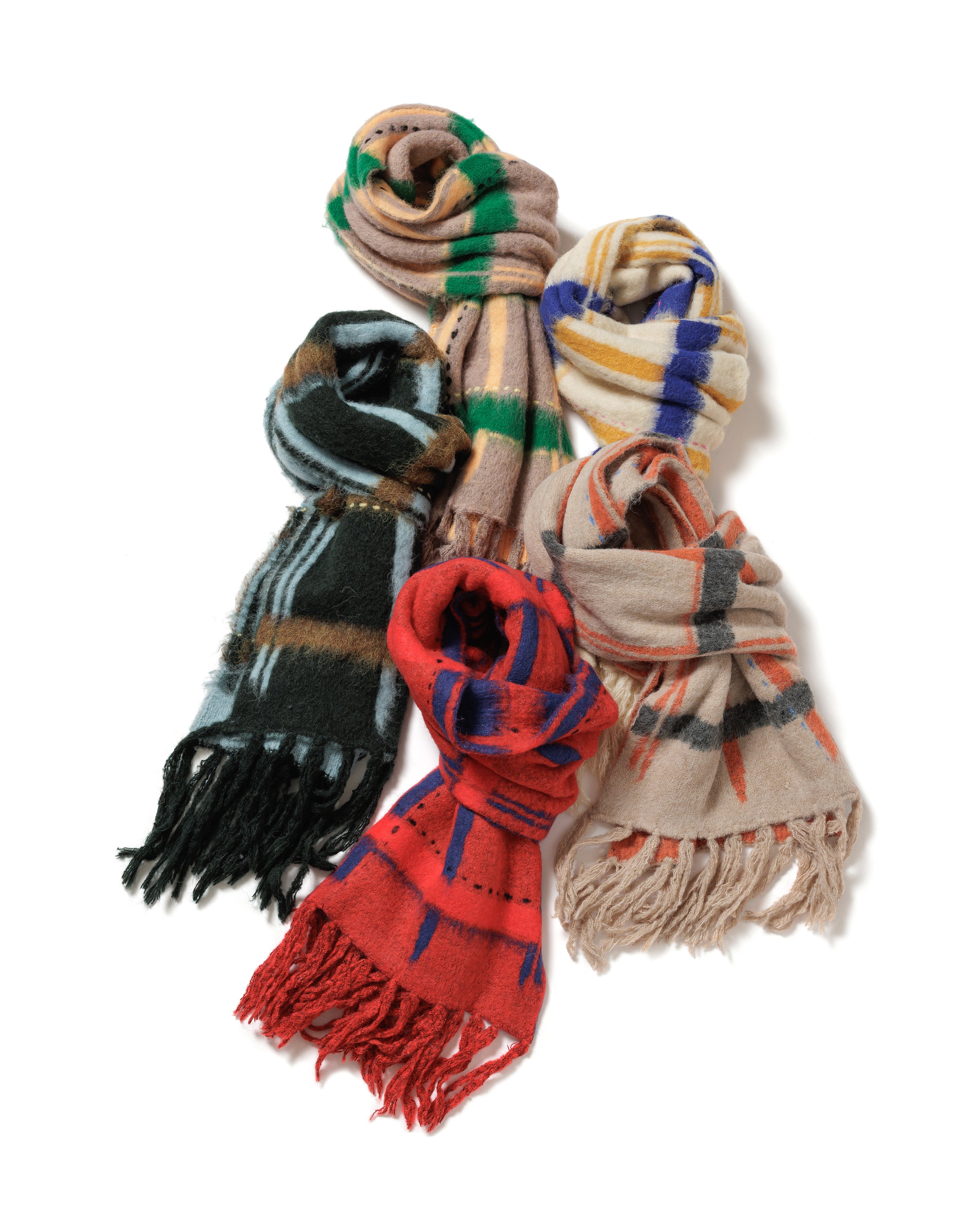 透明な空気のチェックマフラー – pamm.officialstore