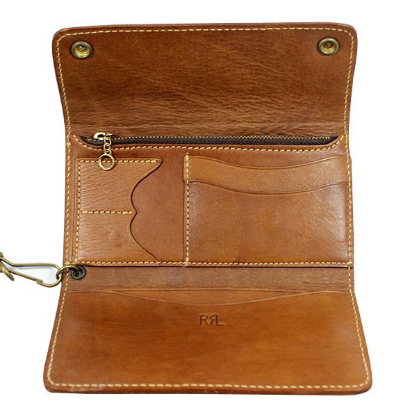 RRL ダブルアールエル カービングレザー チェーンウォレット を通販