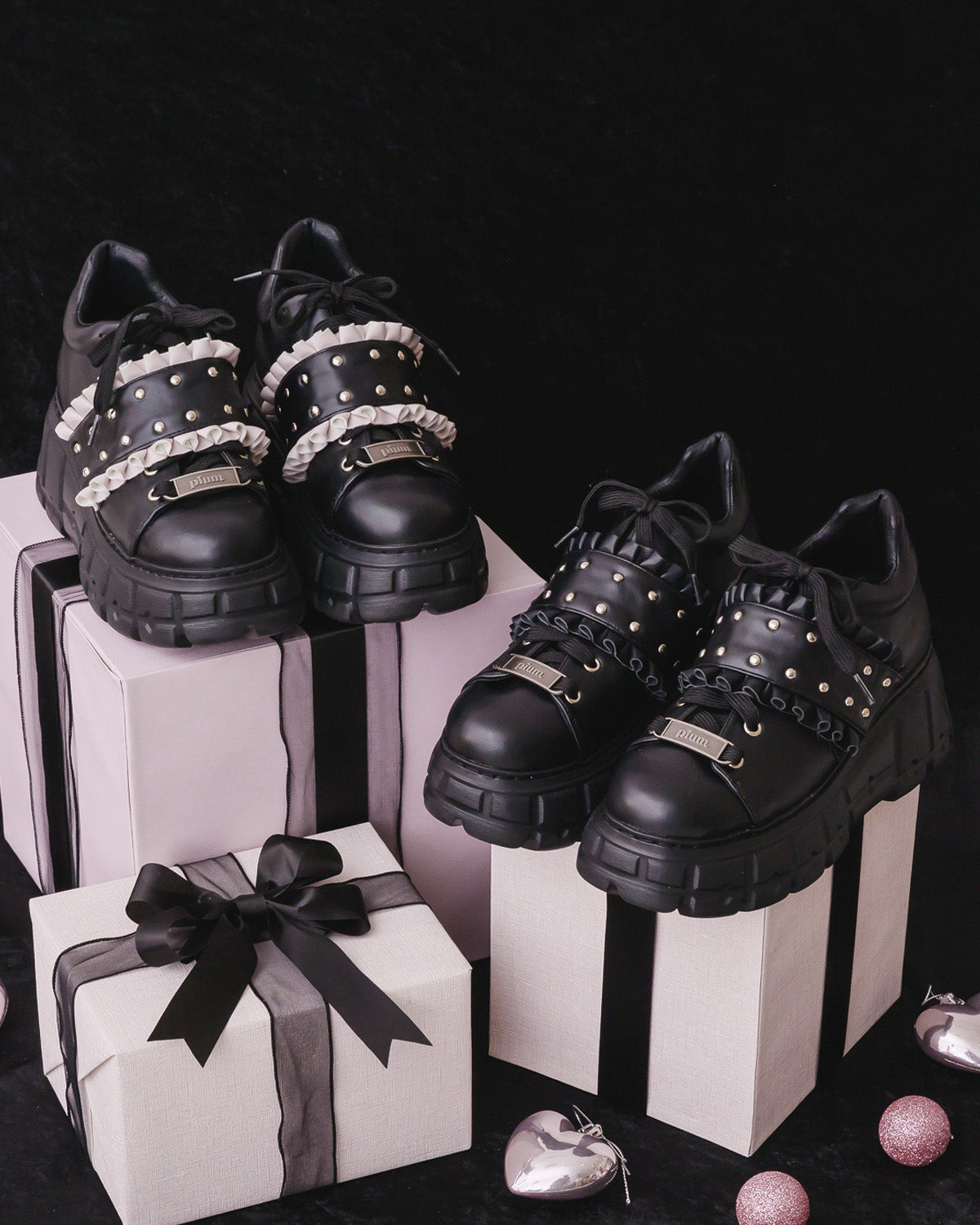 フリルベルトボリュームスニーカー – pium