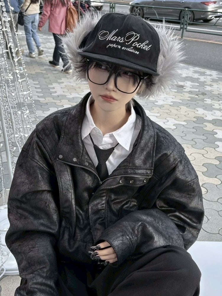 MARSPOCKET】ear fur flightcap / 【マースポケット】ファーフライト