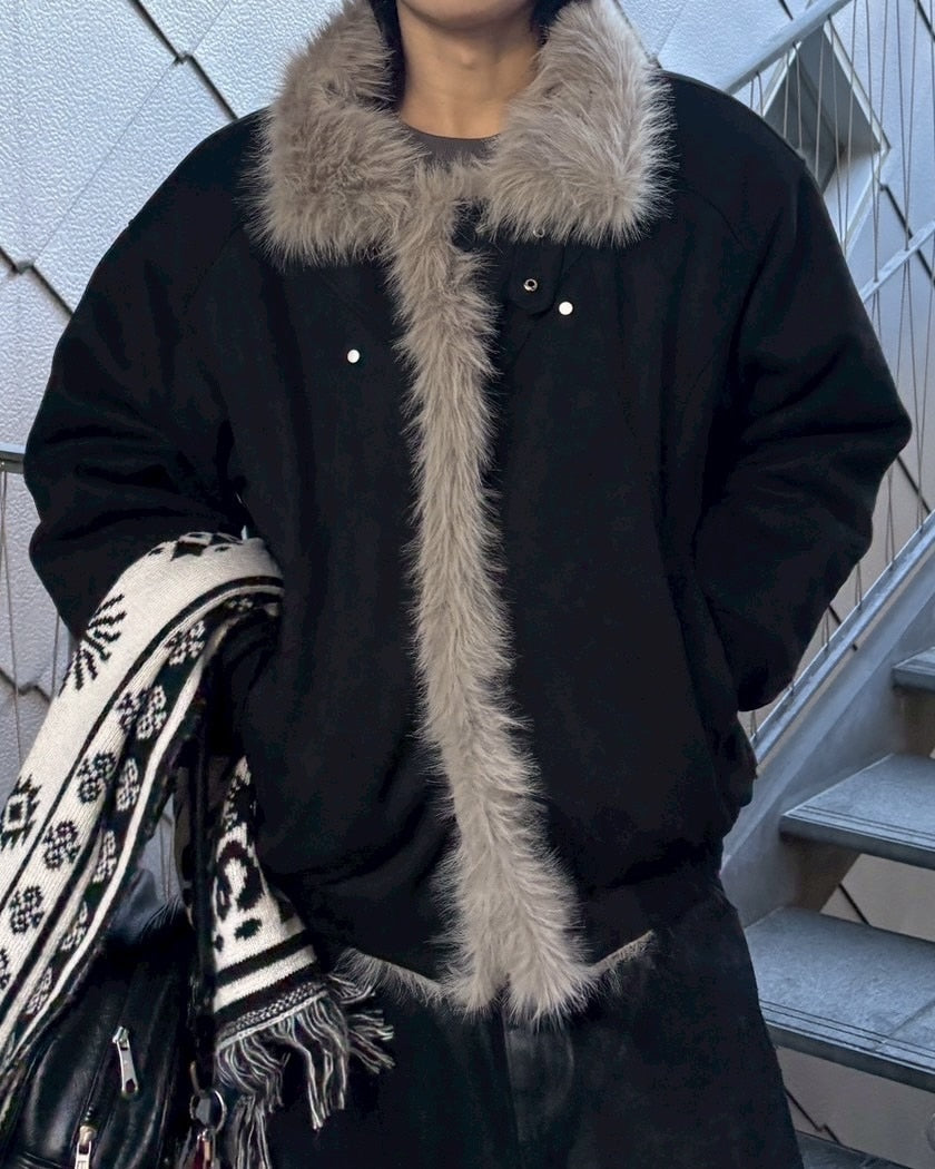 受注制【nmtc +】mouton fur jacket / 【エヌエムティーシープラス