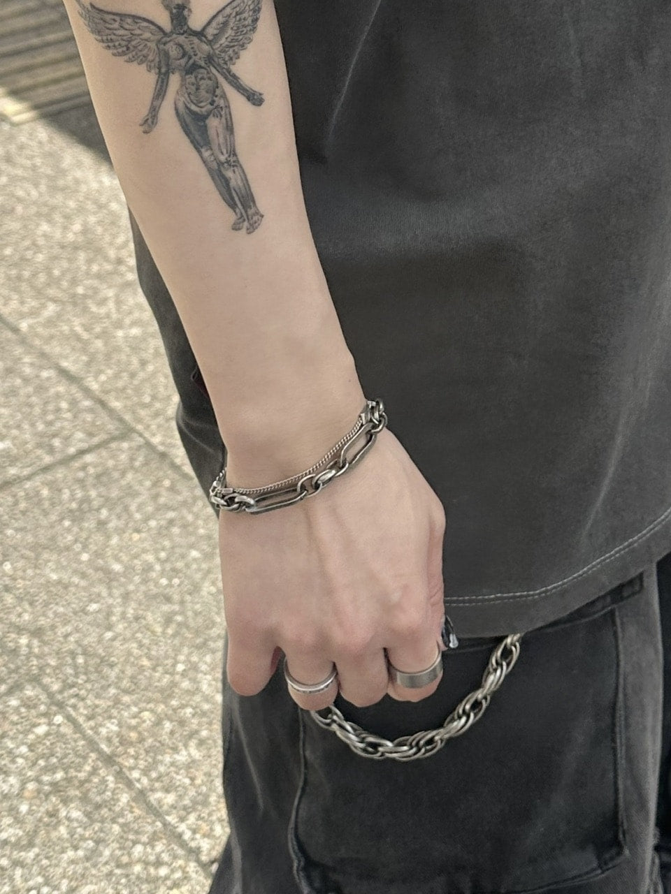 大阪店WEB限定【Chikashitsu +】original chain bracelet – PRESSING