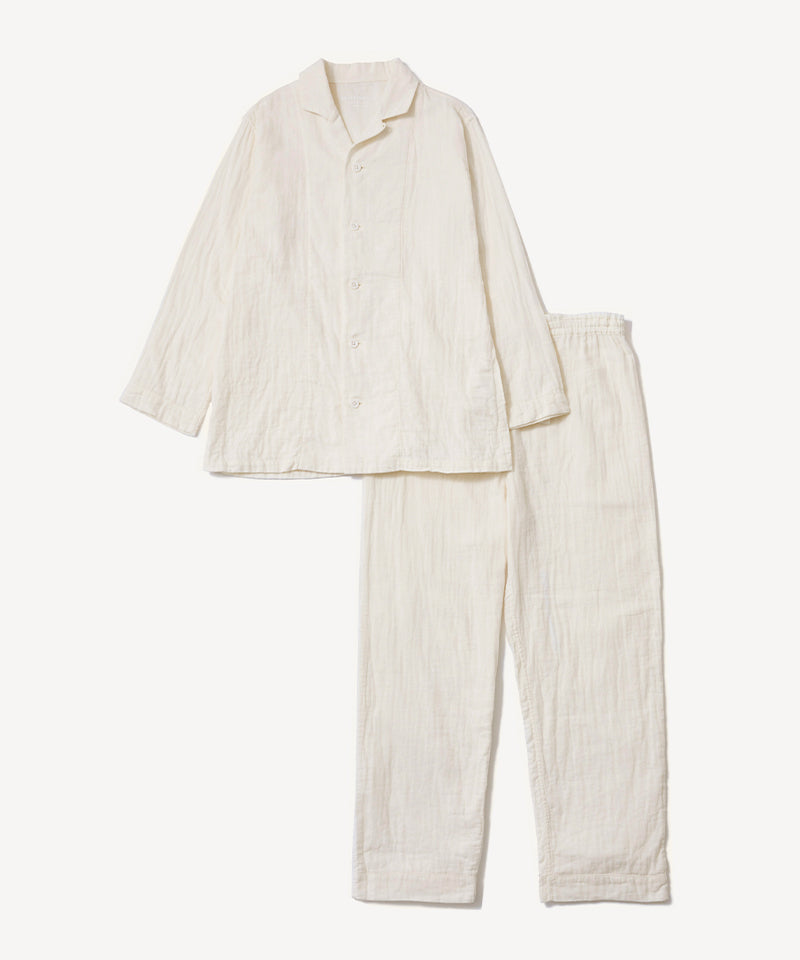 やわらかダブルガーゼパジャマ / オーガニックコットン – PRISTINE