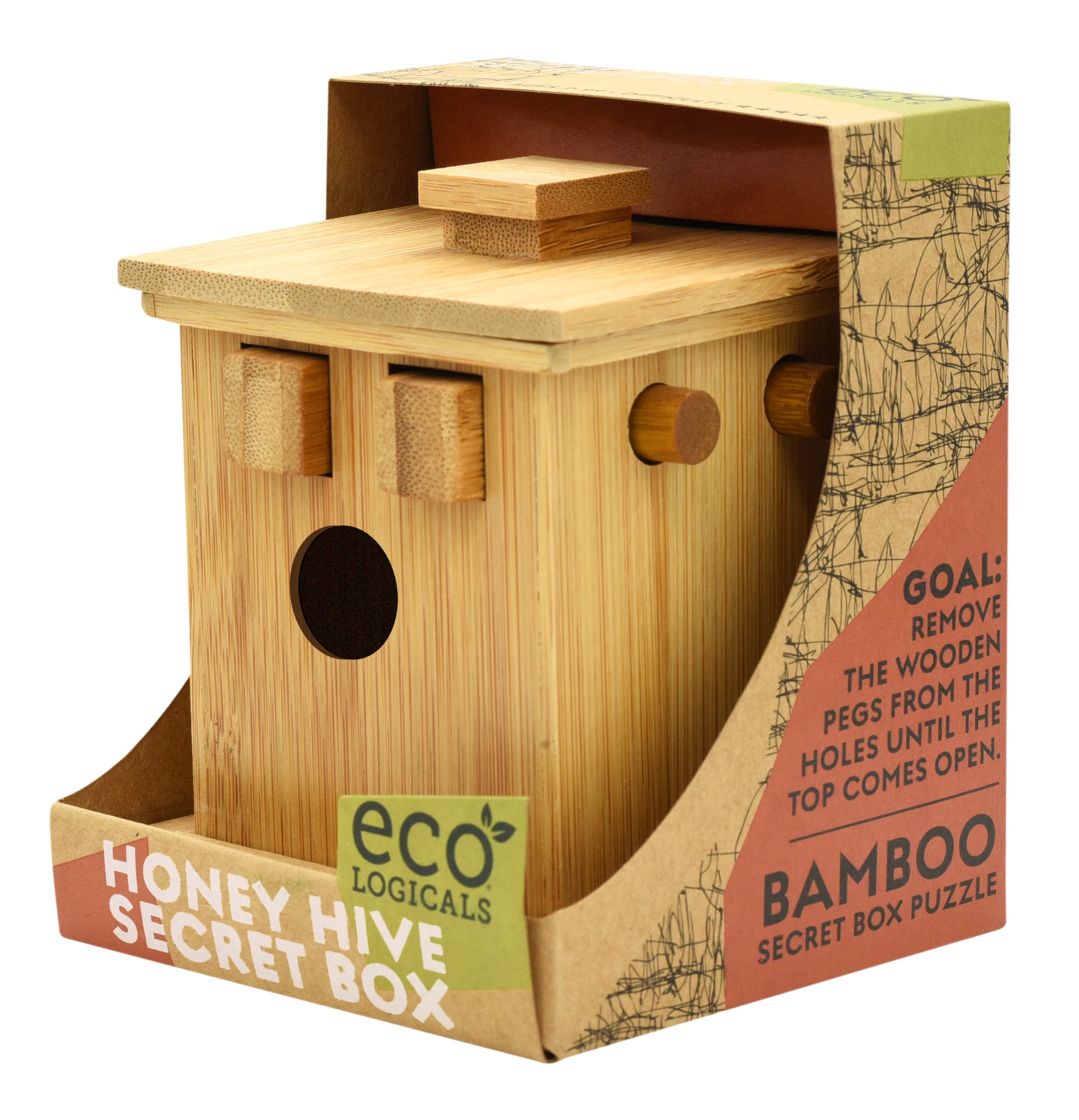 Project Genius: Bamboo Honey Hive Secret Box Puzzle